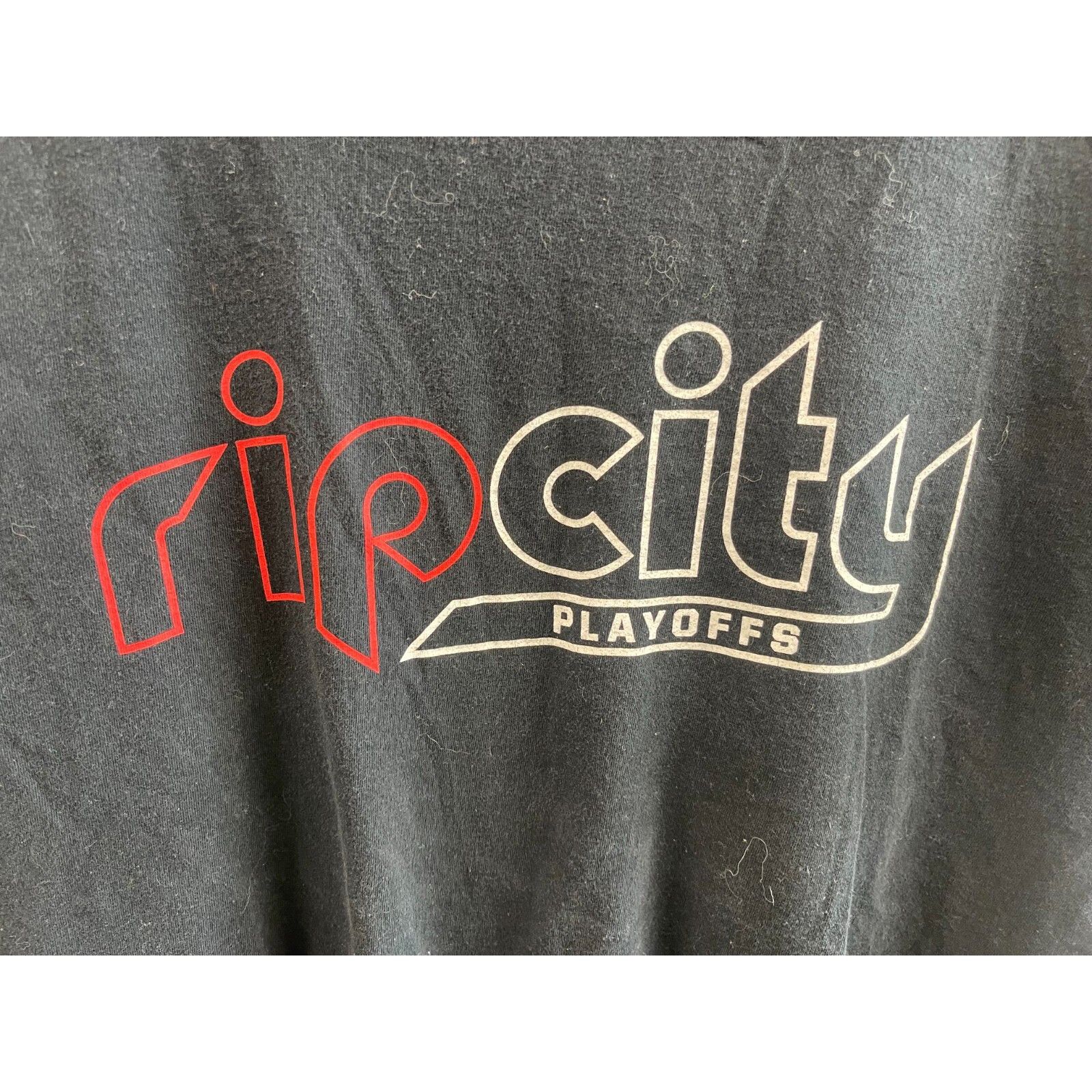 Fruit Of The Loom VTG PORTLAND TRAILBLAZERS RIP CITY PLAYOFFS PROMO COLLECTORS Size US XL / EU 56 / 4 - 2 Thumbnail