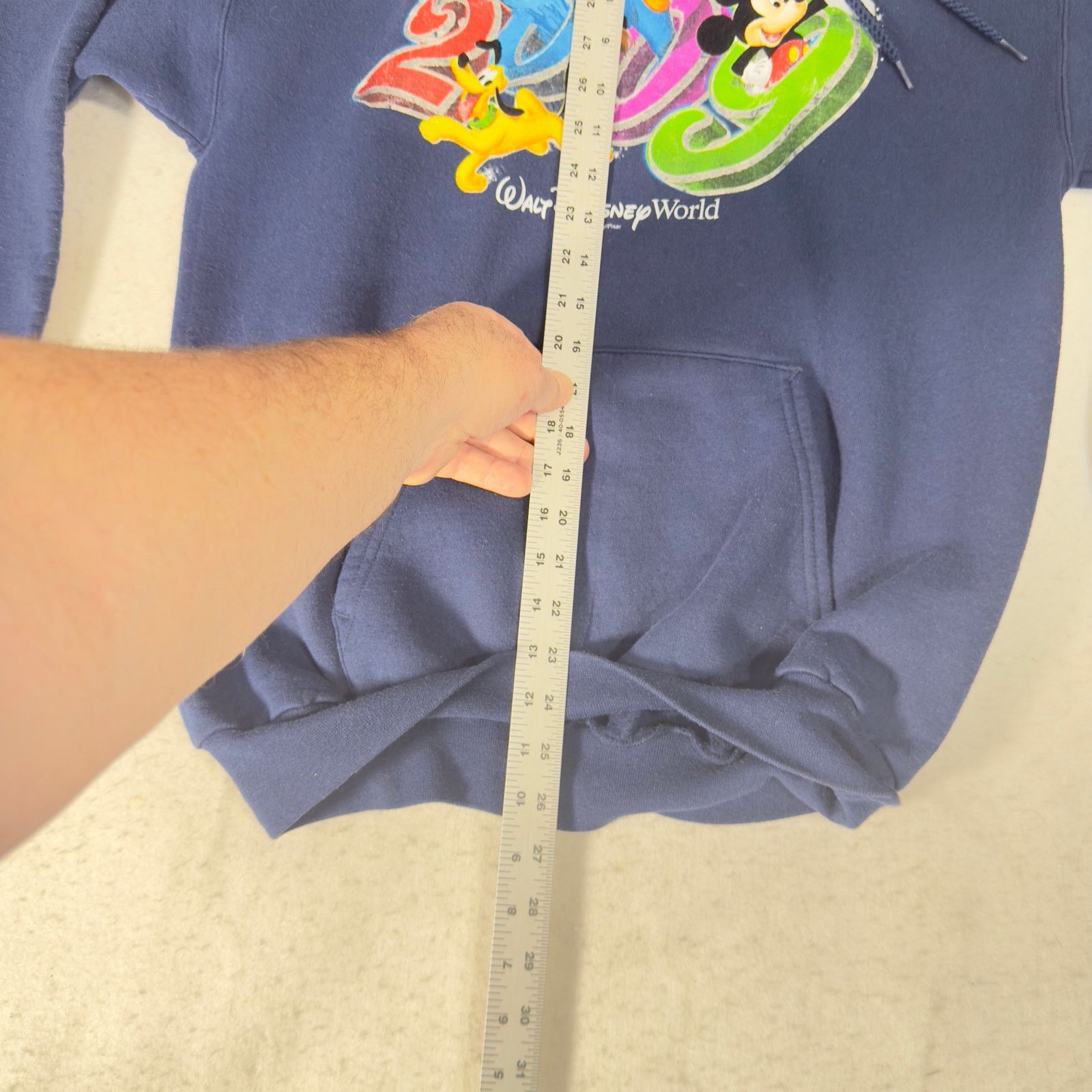 Disney Disney World by Hanes 2009 Hoodie Sweatshirt M Fleece Blue Size US M / EU 48-50 / 2 - 7 Thumbnail