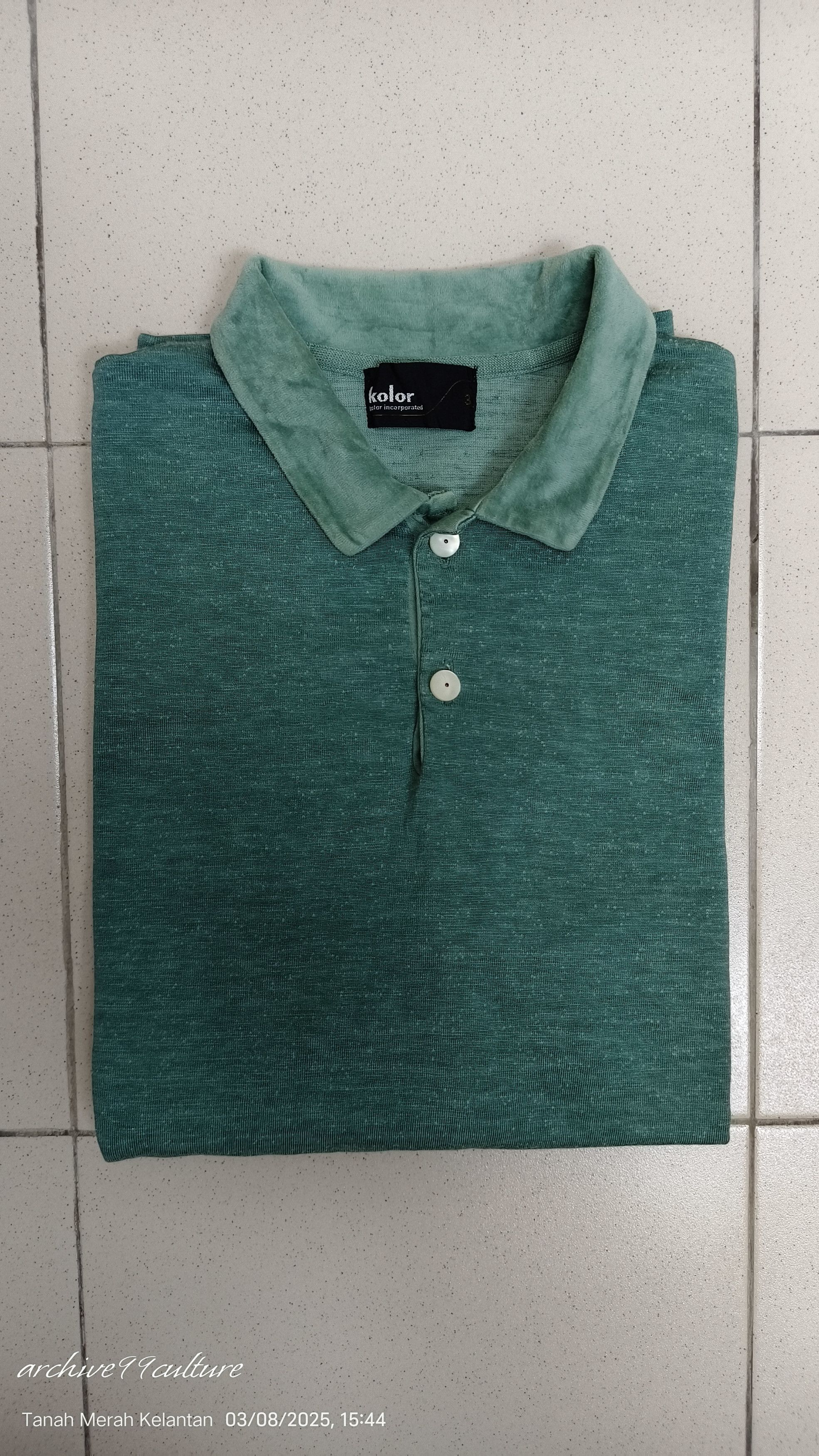 Kolor KOLOR INCORPORATED Rayon 3/4 sleeve shirt Size US M / EU 48-50 / 2 - 11 Thumbnail