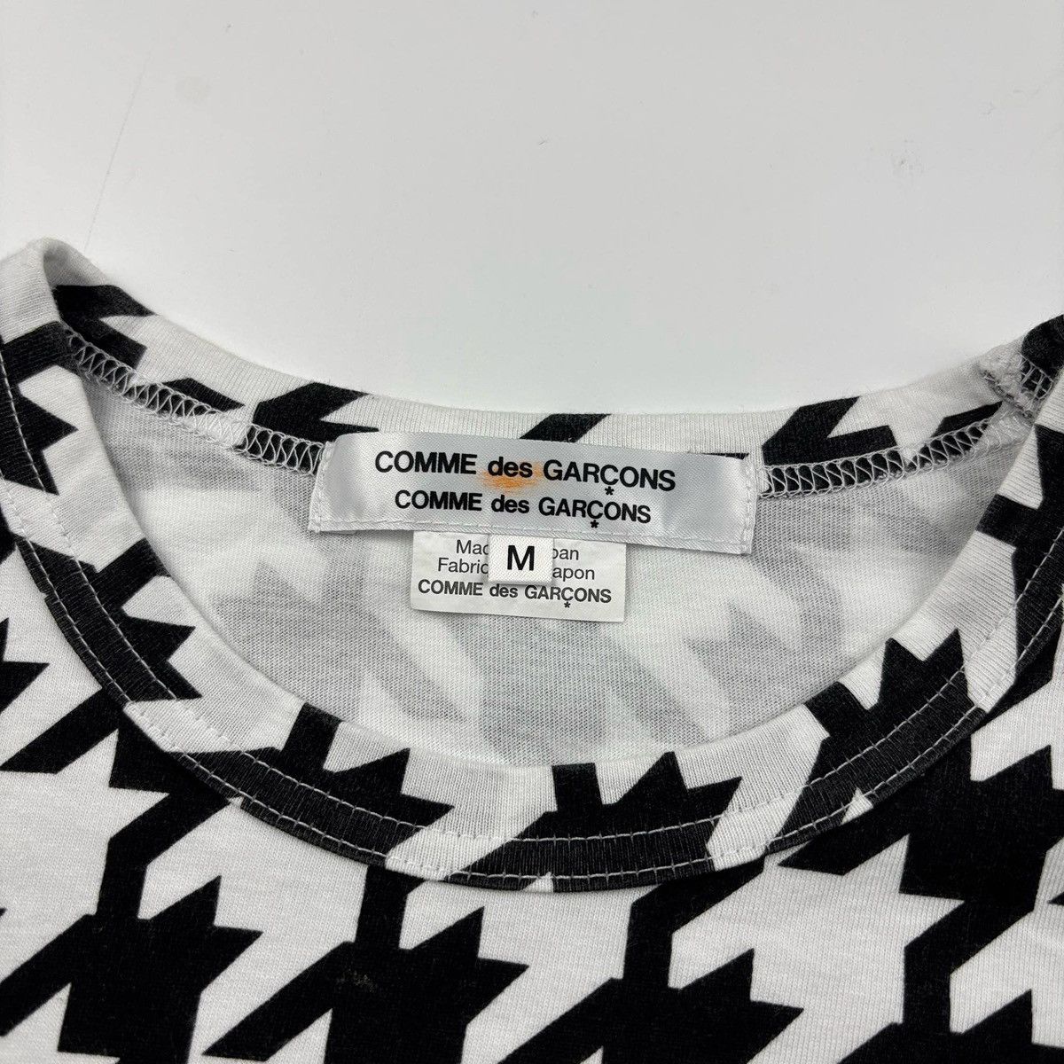 Comme des Garcons Comme des garcons houndstooth print shirt Size US M / EU 48-50 / 2 - 2 Thumbnail