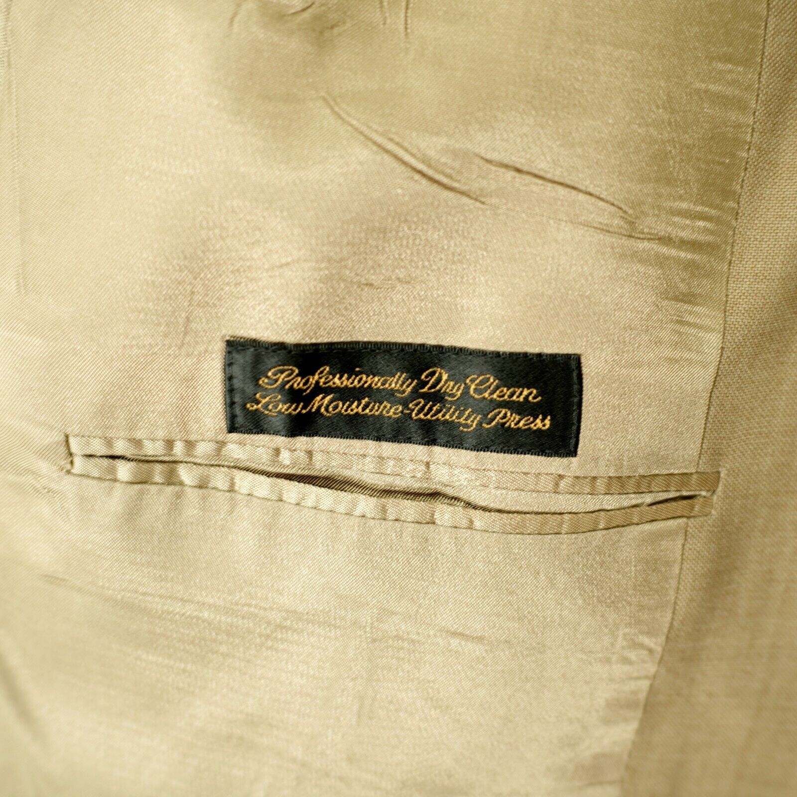 Designer Jack Nicklaus Tournament Tan Basket Weave Wool Tan 2 Gold Bu Size 44L - 10 Thumbnail