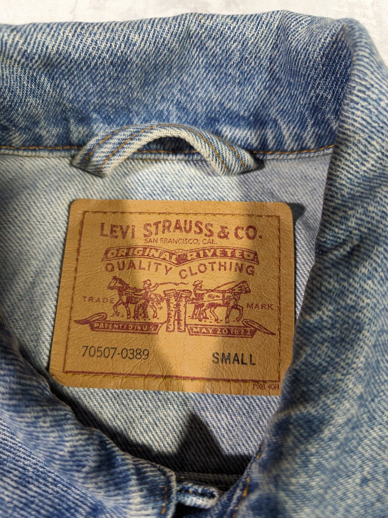 Levi's Vintage Clothing 1996 levis baggy denim jean trucker jacket 527 made in usa Size US M / EU 48-50 / 2 - 6 Thumbnail