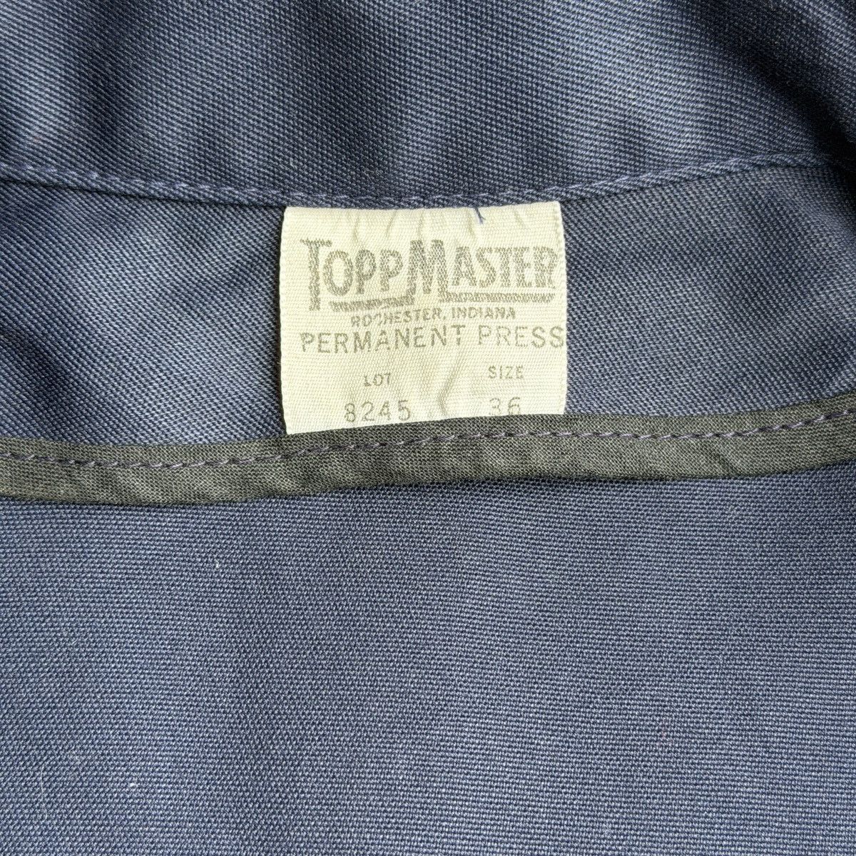 Vintage Vintage 1960s Chain Stitched ToppMaster Work Jacket Size US S / EU 44-46 / 1 - 4 Thumbnail