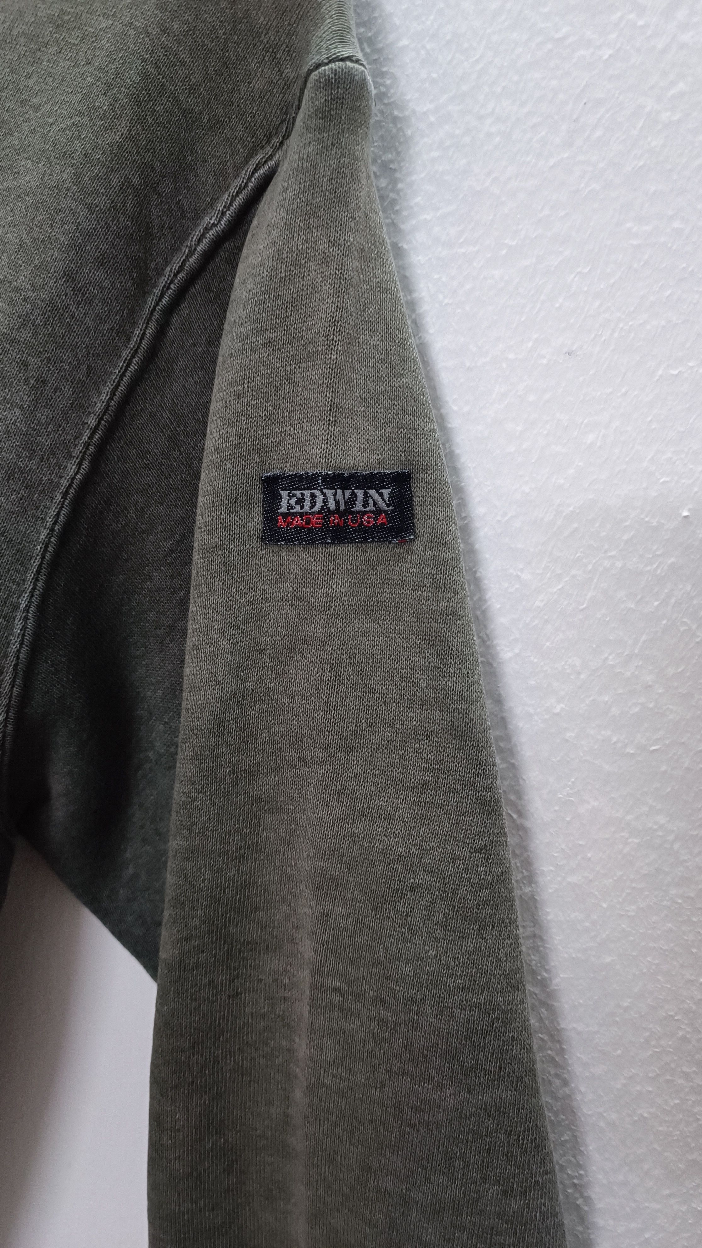 Designer × Edwin × Vintage Vintage Look Edwin Made in USA Grey Sweatshirts Size S / US 4 / IT 40 - 5 Thumbnail
