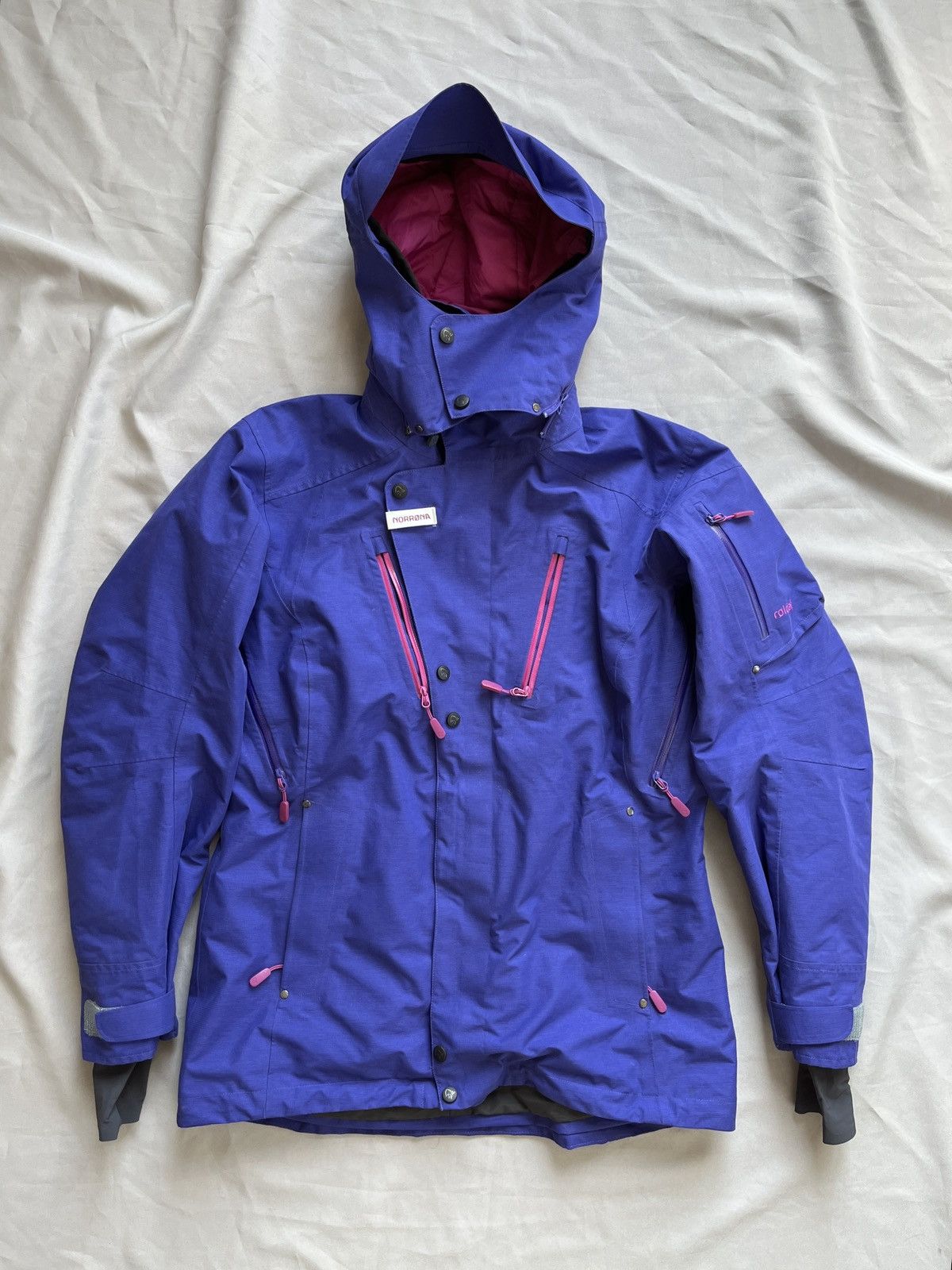 Norrona Norrona Roldal Gore-Tex Ski Outdoor Jacket Purple Size L / US 10 / IT 46 - 1 Thumbnail