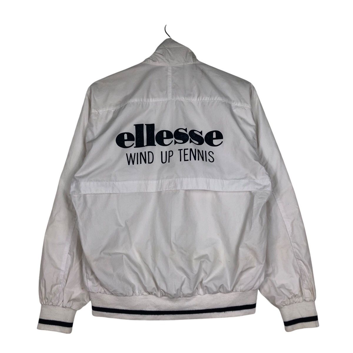 Japanese Brand 📌Vintage Bomber Jacket Ellesse Wind Up Tennis Big Logo Size US M / EU 48-50 / 2 - 9 Thumbnail