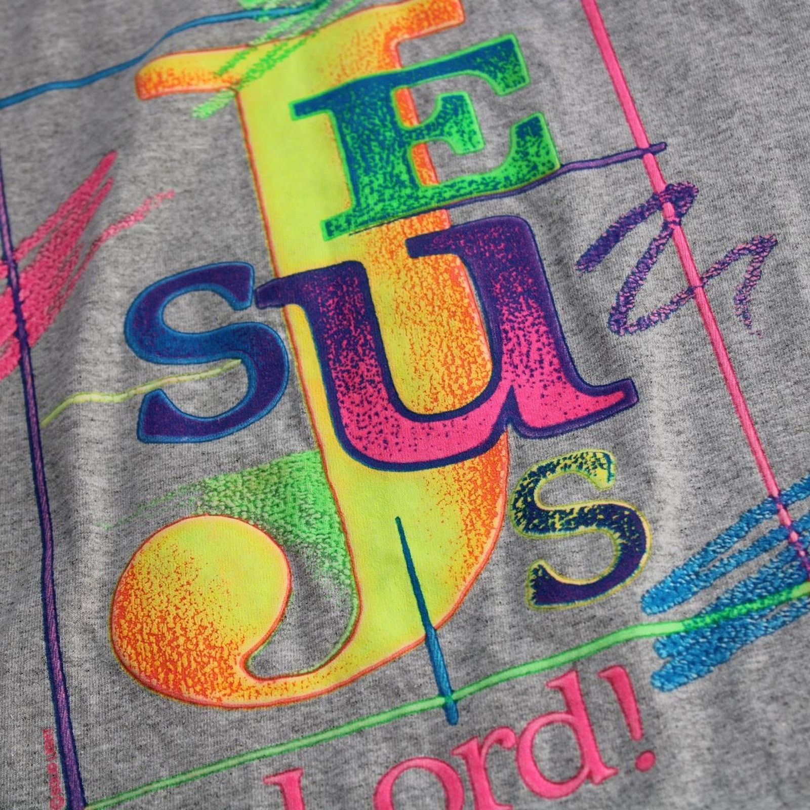 & Other Stories Gray Retro 90’s Vintage Florida Jesus Is Lord Graphic Tee Size US L / EU 52-54 / 3 - 7 Thumbnail