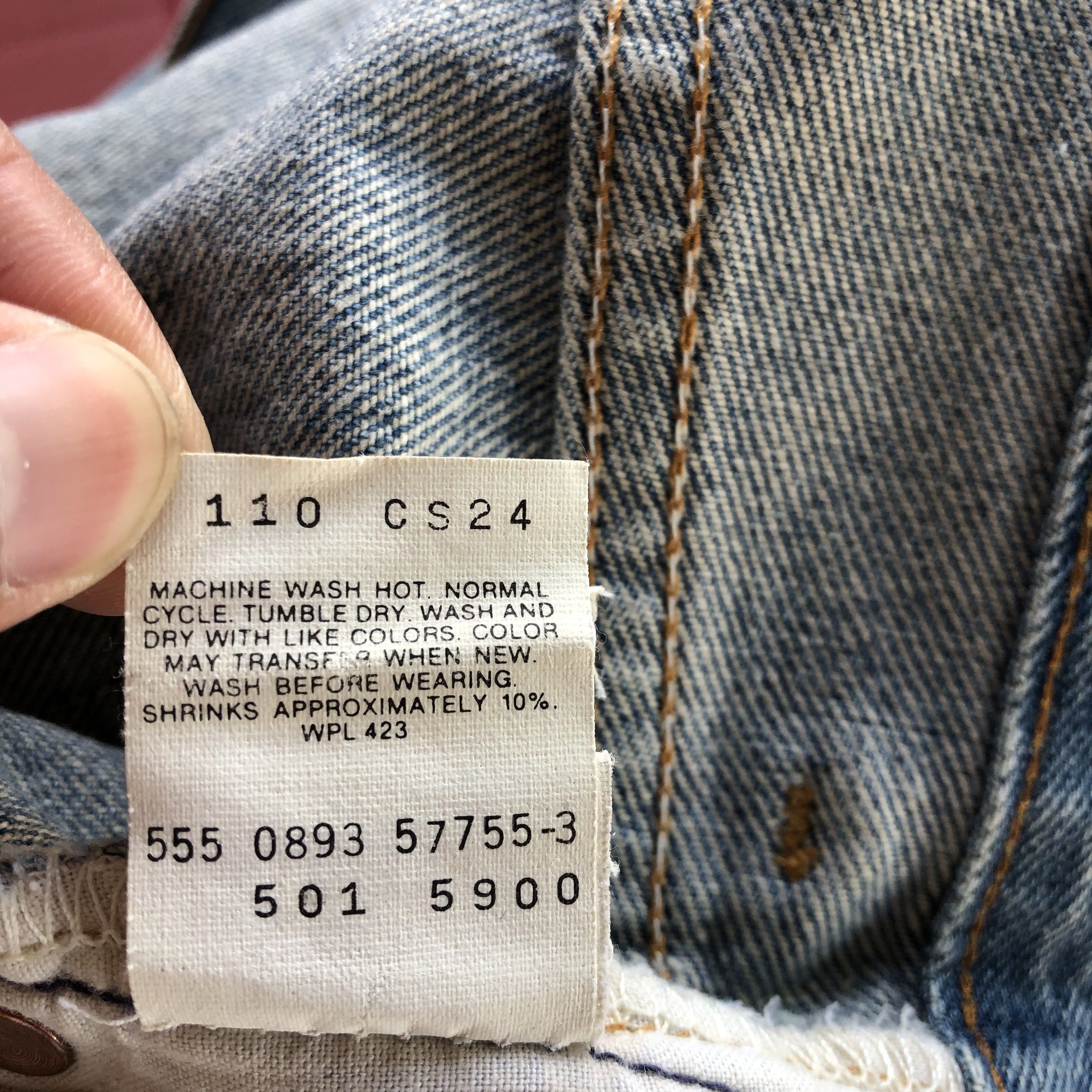 Levi's Vintage Ripped Levis 501 Faded Jeans Levi's 501 Washed Denim Size US 30 / EU 46 - 10 Thumbnail