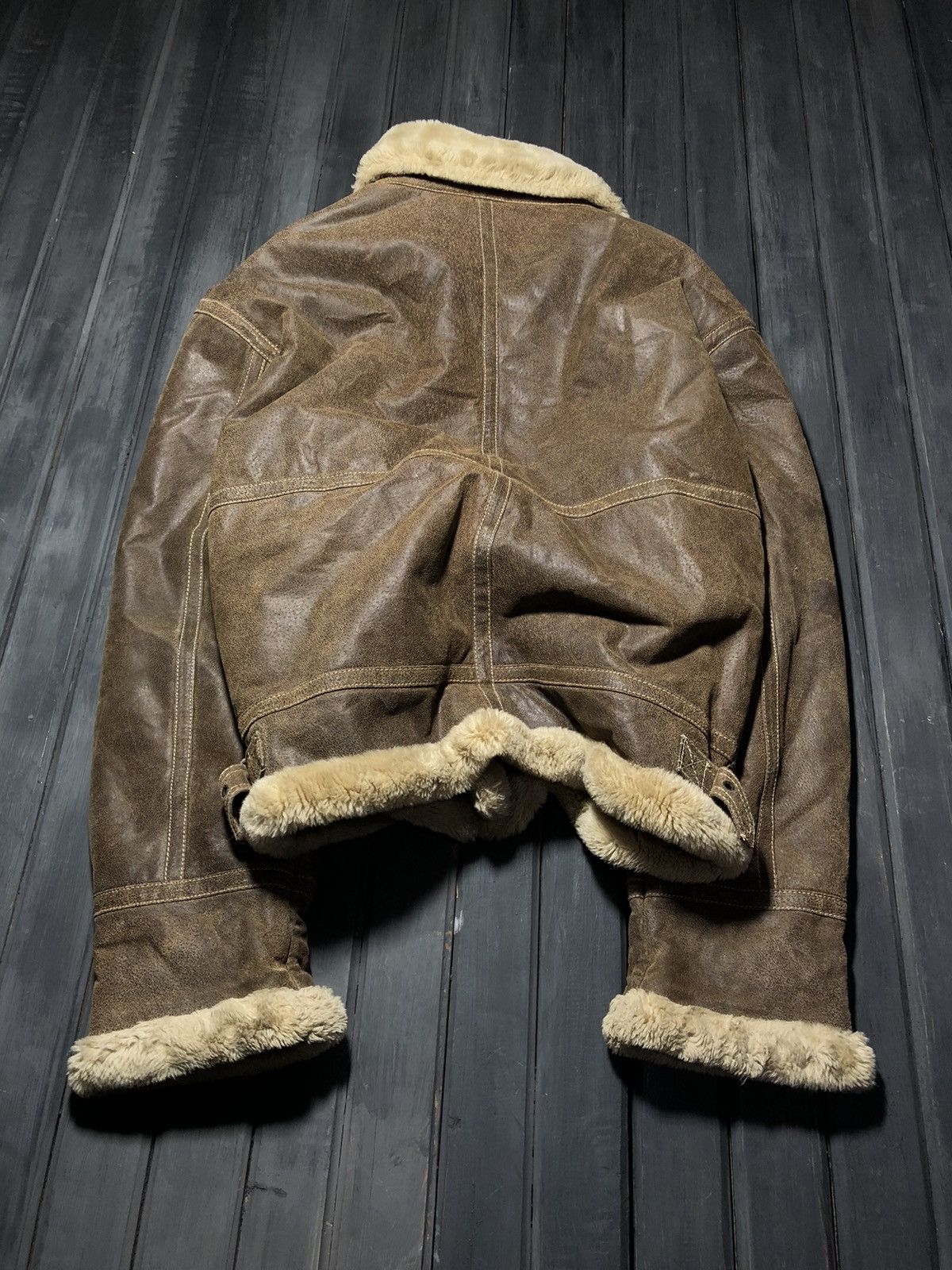Japanese Brand VTG Avant Garde If Six Was Nine Style Fur Leather Jacket Size US L / EU 52-54 / 3 - 6 Thumbnail