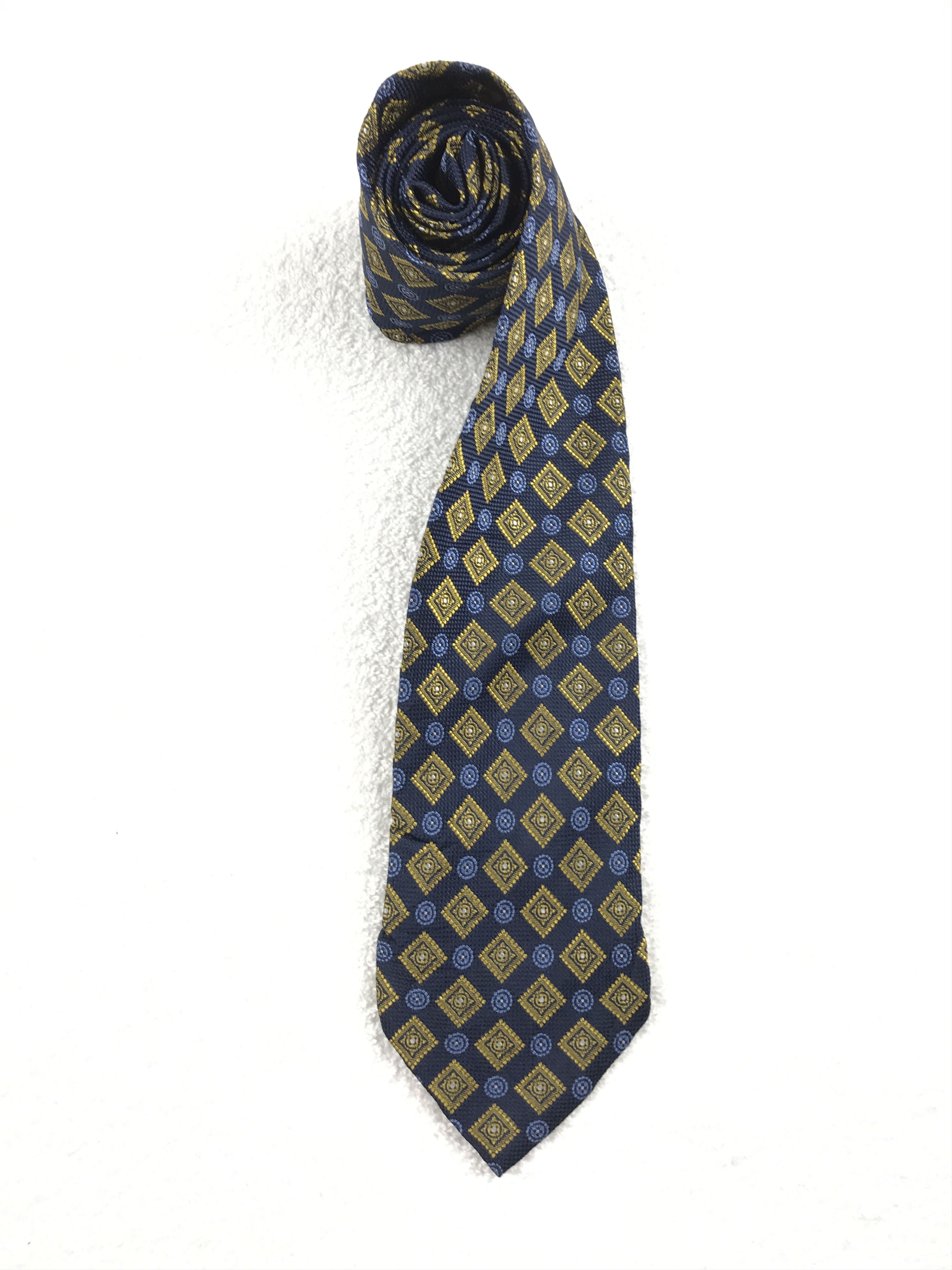Trussardi × Vintage Vintage Trussardi Silk Necktie Size ONE SIZE - 2 Thumbnail