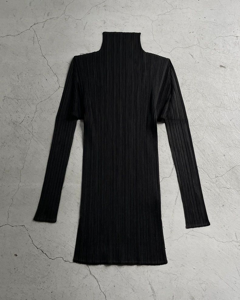 Issey Miyake issey miyake size:3 Pleated turtleneck top Size XXS / US 00 / IT 34 - 3 Thumbnail