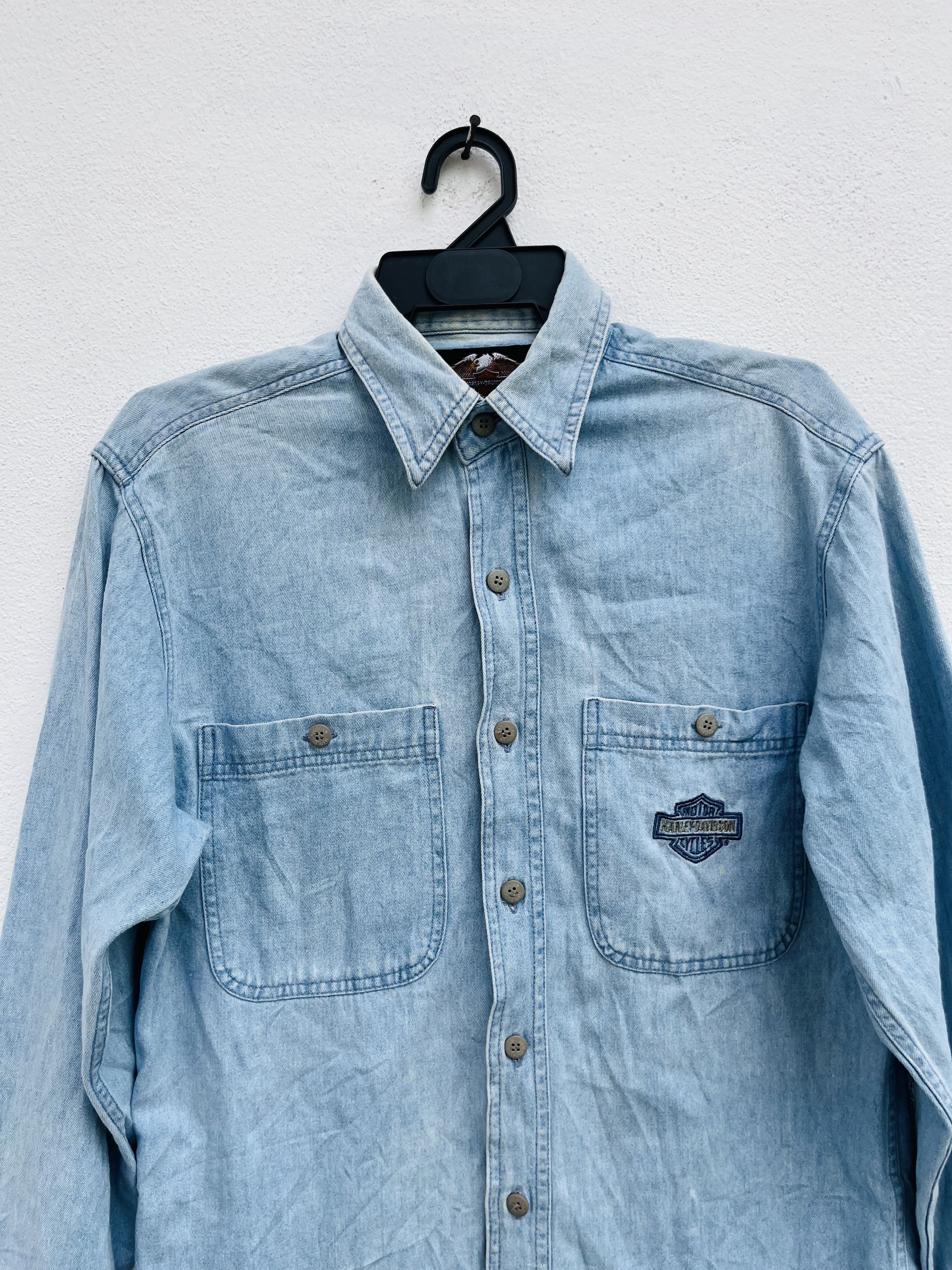 Harley Davidson Vintage Harley Davidson Motorcycle Fashion Style Shirt Size US M / EU 48-50 / 2 - 3 Thumbnail