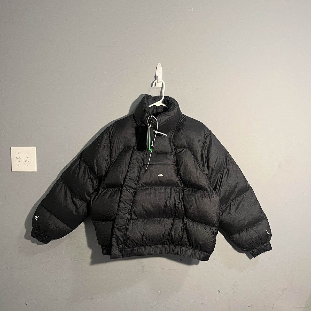 image of A Cold Wall x Converse A-Cold-Wall Super Puffer Jacket in Black, Men's (Size Small)