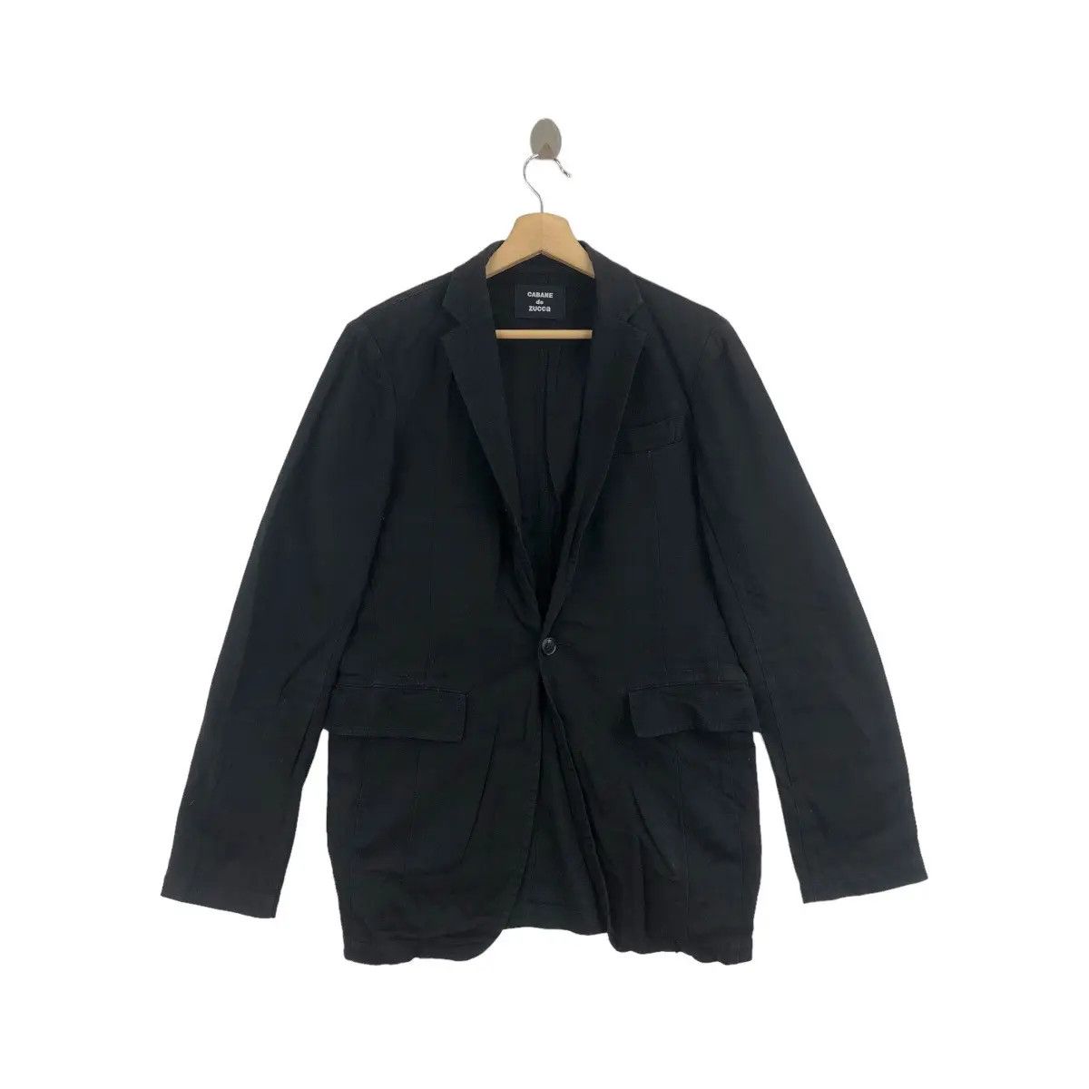 CABANE de ZUCCa Vtg CABANE DE ZUCCA Punk Rebel Denim Jeans Jacket Minimalist Size US S / EU 44-46 / 1 - 1 Thumbnail