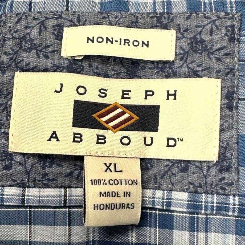 Joseph Abboud VINTAGE? No. Joseph Abboud Shirt Mens XL Blue Plaid Non-Iron Button Up Long Sleeve Button-Up Shirt XL Blue Plaid Mens NEW Size US XL / EU 56 / 4 - 6 Thumbnail