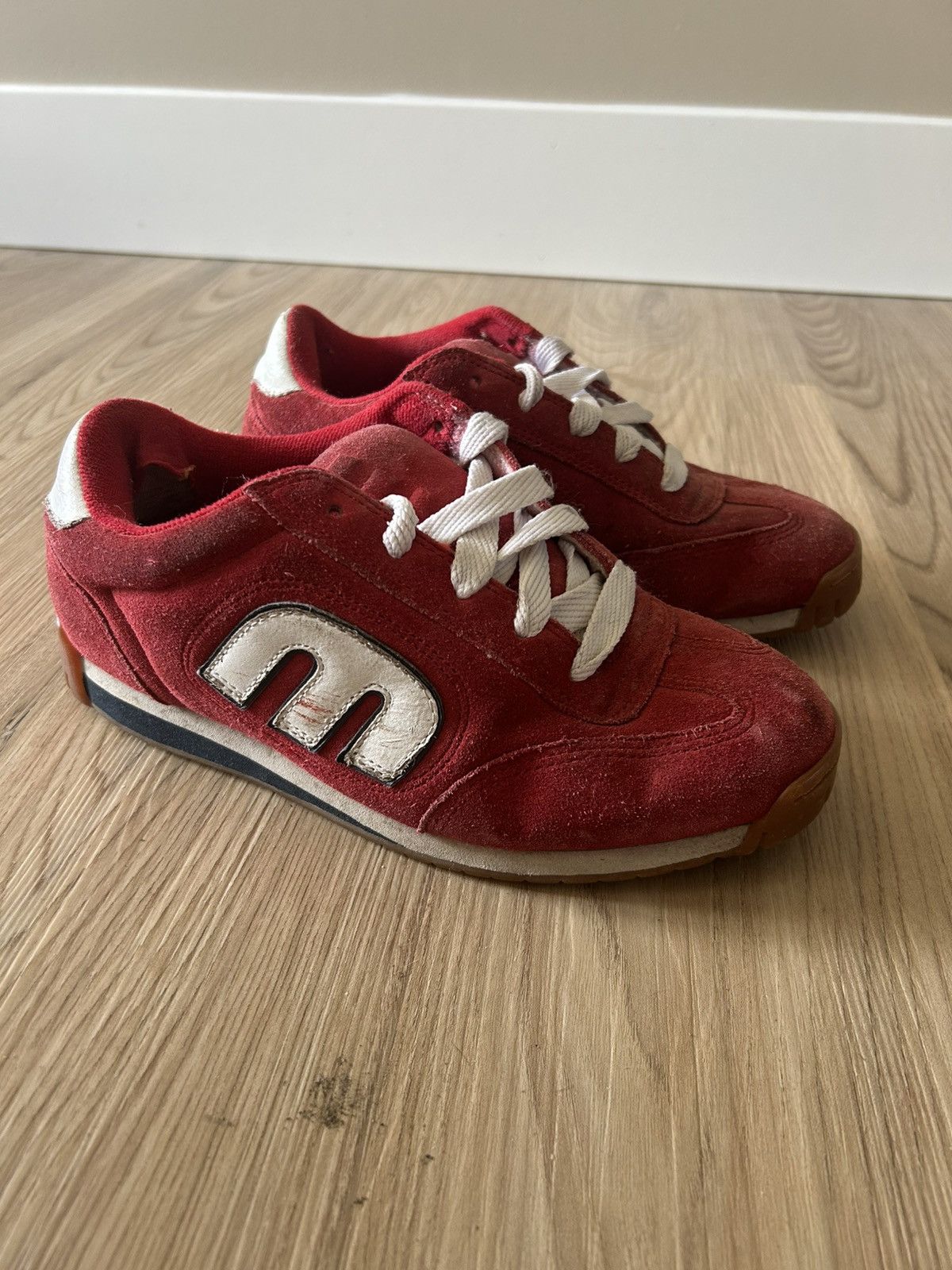 90s etnies スニーカー fat chunky スウェード スケシュー Etnies RARE Vintage 90s Etnies Fat Tongue Skate shoes | Grailed