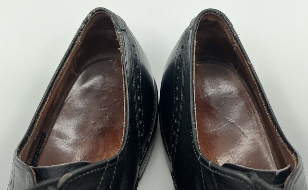 Allen Edmonds Allen Edmonds CHESTER Men Size 9.5D Black Leather Oxfords Size US 9.5 / EU 42-43 - 9 Thumbnail