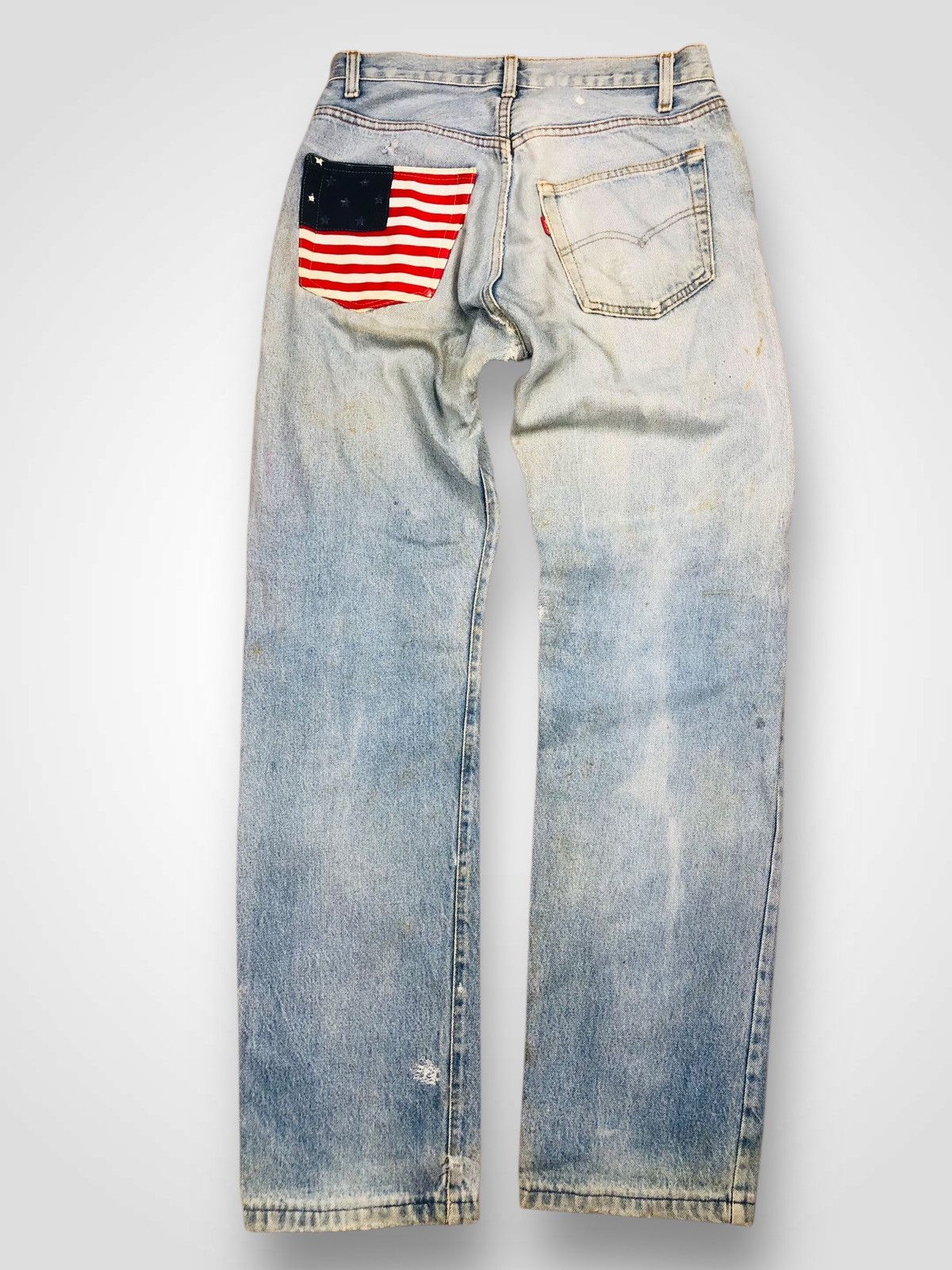 Levi's RARE VINTAGE Levi's 501 Custom Distressed Jeans (40) Size US 30 / EU 46 - 2 Thumbnail