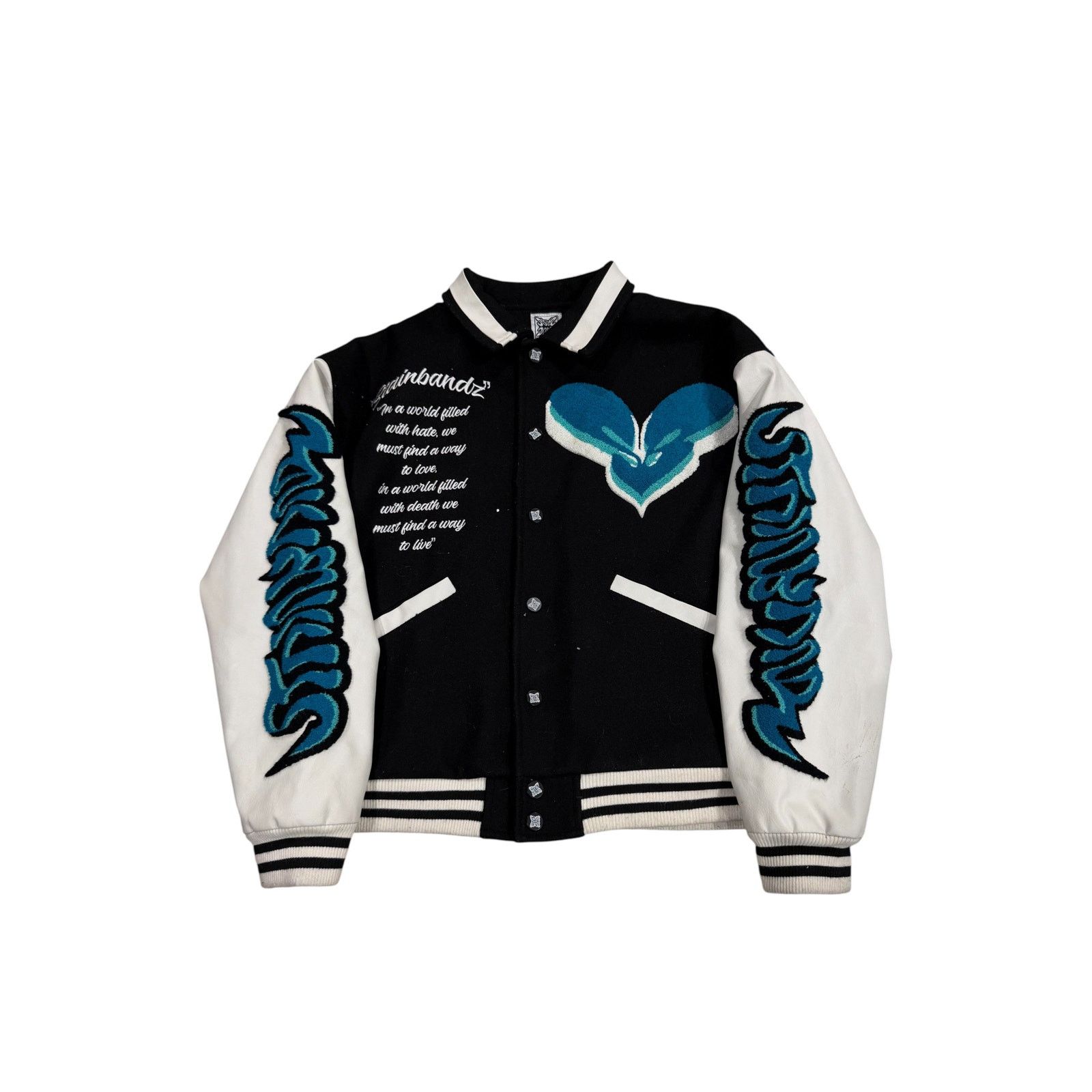 Other SB Studios Black & White Varsity Jacket Size US M / EU 48-50 / 2 - 1 Thumbnail