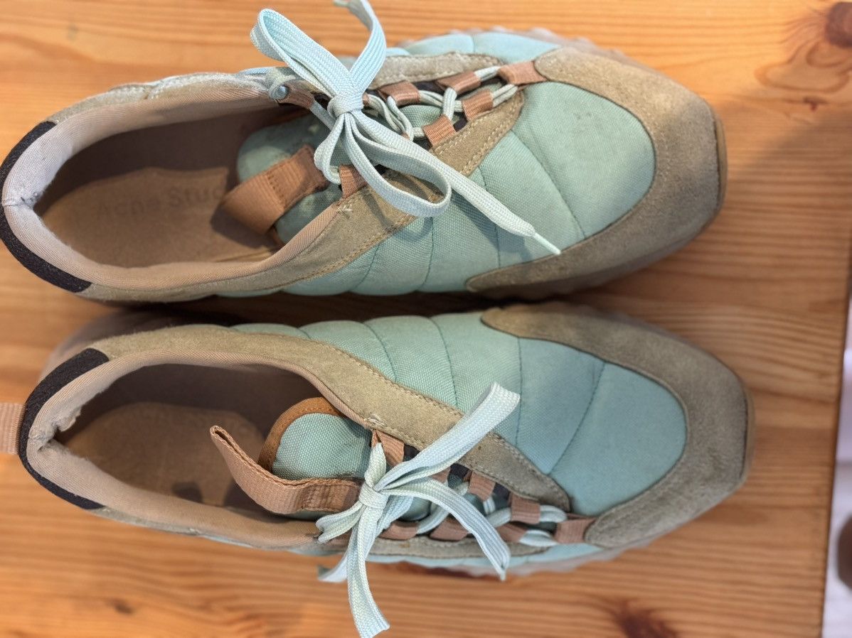 Acne Studios Acne Studios Mint Green Sofiane Chunky Sneakers Size US 10 / EU 43 - 11 Thumbnail