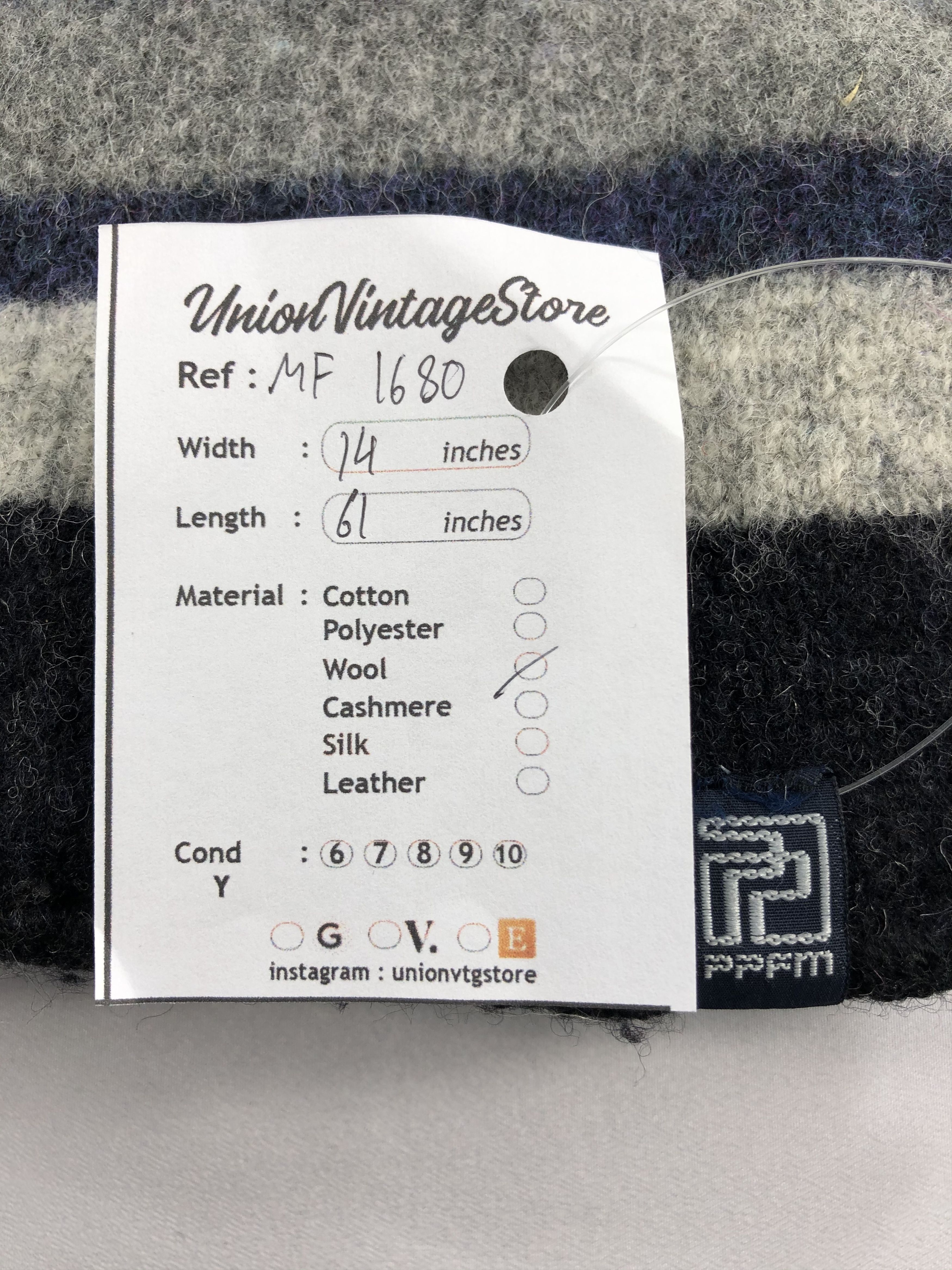 PPFM Vintage PPFM Scarf/Muffler/Neckwear MF1680 Size ONE SIZE - 6 Thumbnail