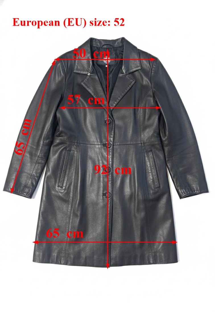 Vintage Vintage Dallas Black Leather Blazer/Coat Vera Lavorazione Size US L / EU 52-54 / 3 - 2 Thumbnail