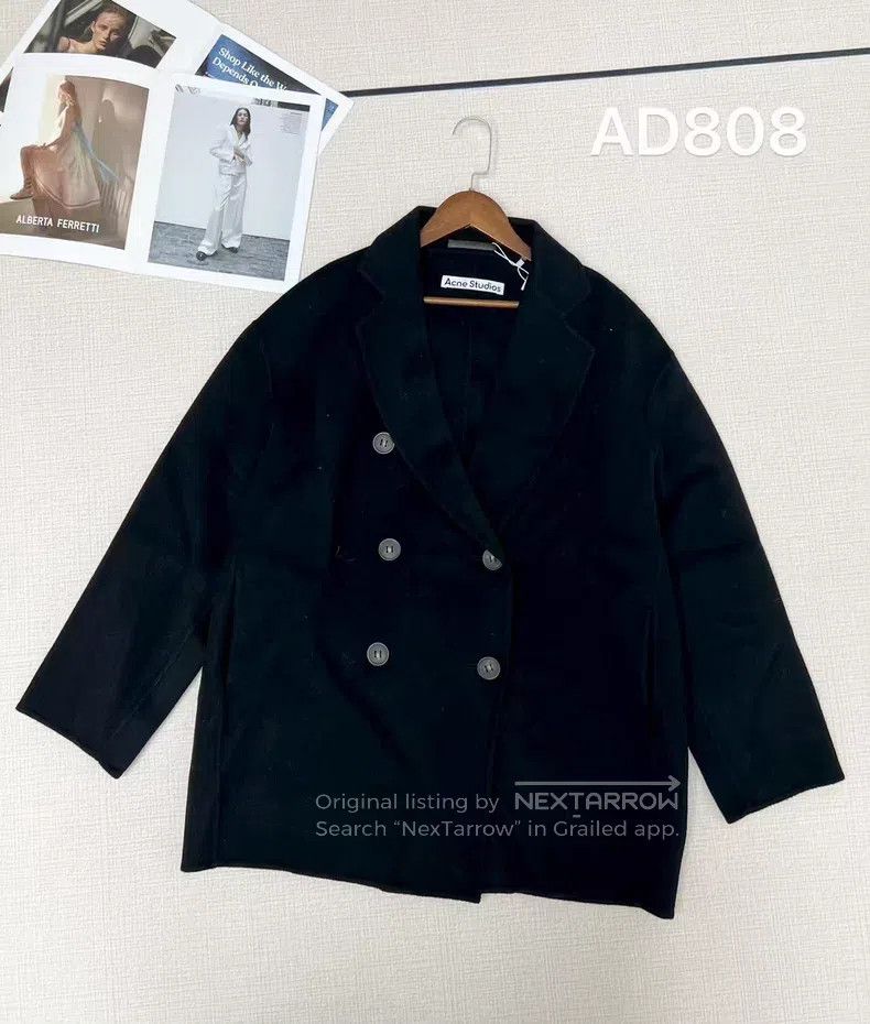 Acne Studios Acne Studios Double-breasted coat Size XXS / US 00 / IT 34 - 1 Thumbnail