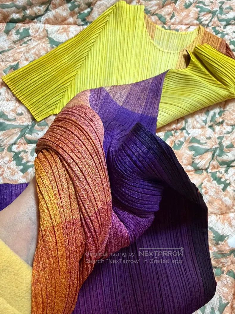 Issey Miyake Issey Miyake Yellow Maxi Skirt Size M / US 6-8 / IT 42-44 - 3 Thumbnail