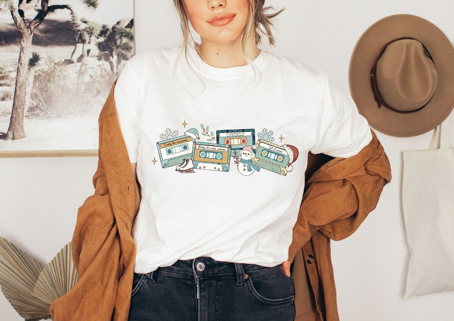 Designer × The Unbranded Brand Christmas Tshirt, Christmas Songs Shirt Size XL / US 12-14 / IT 48-50 - 1 Thumbnail