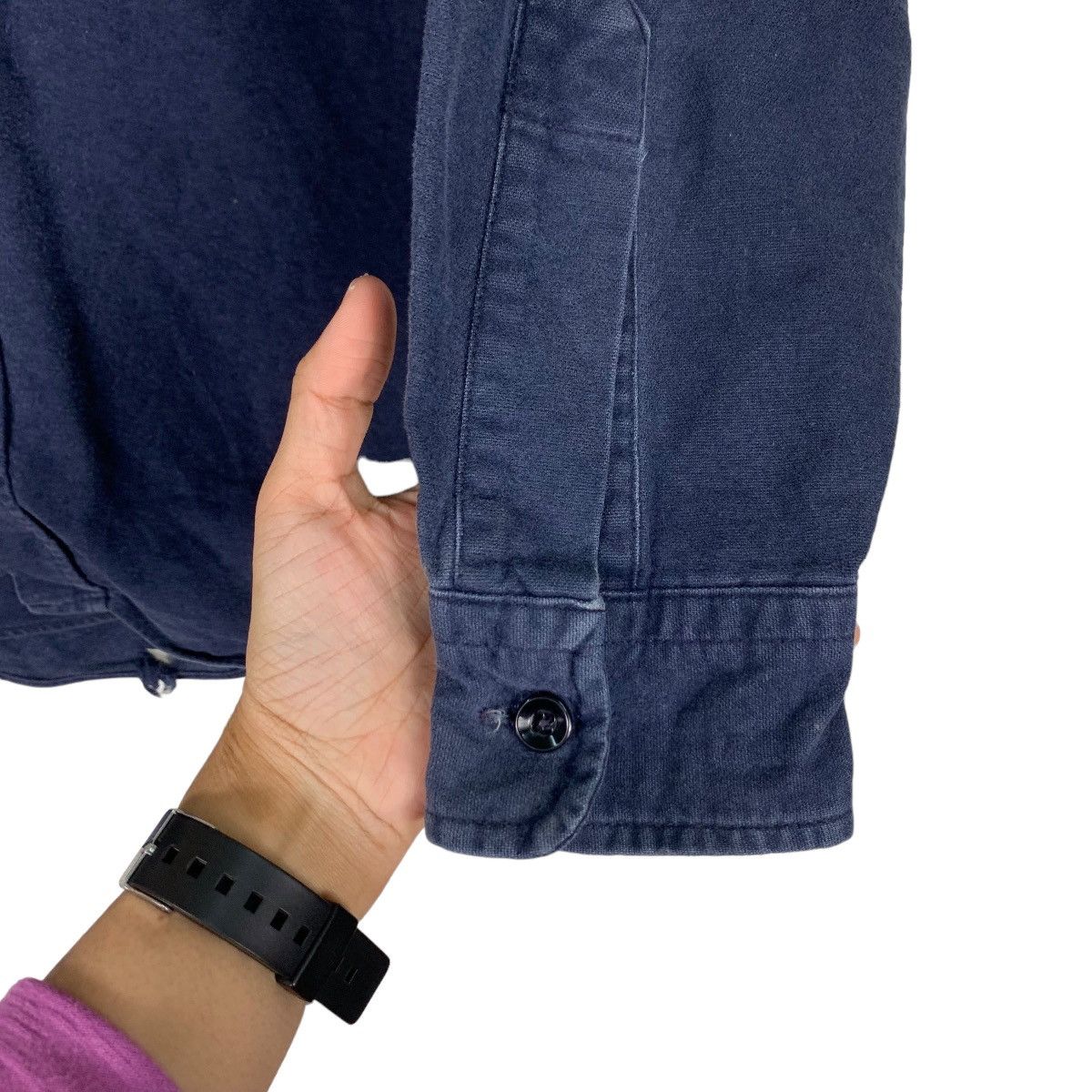 L.L. Bean L.L.BEAN Blue Work Shirt Long Sleeve Button Up #0932-C41 Size US L / EU 52-54 / 3 - 13 Thumbnail