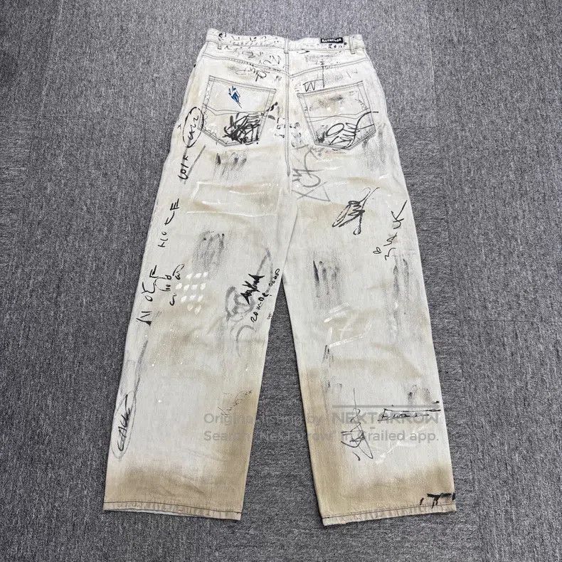 Balenciaga Balenciaga size XS Dyed Mud Jeans Size US 27 - 5 Thumbnail