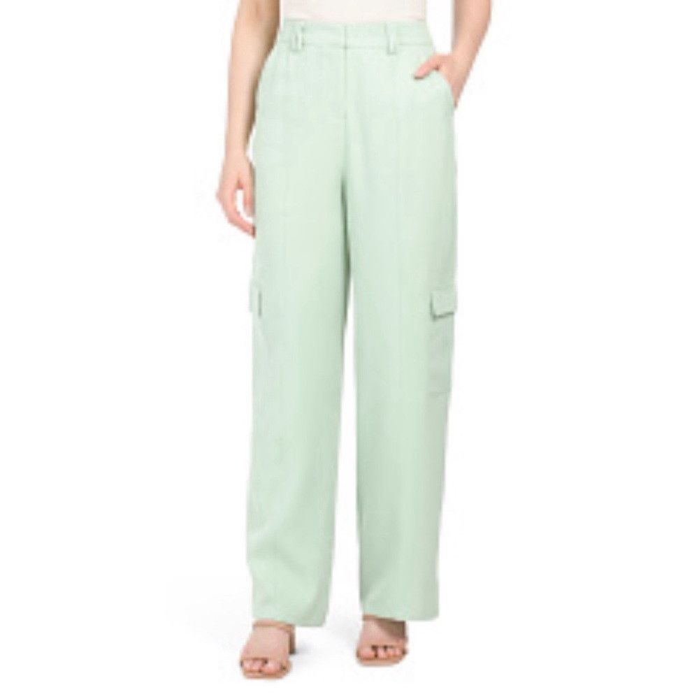Other NWT New 4TH & RECKLESS Light Green Kylah Cargo Trousers Siz Size 28" / US 6 / IT 42 - 1 Thumbnail