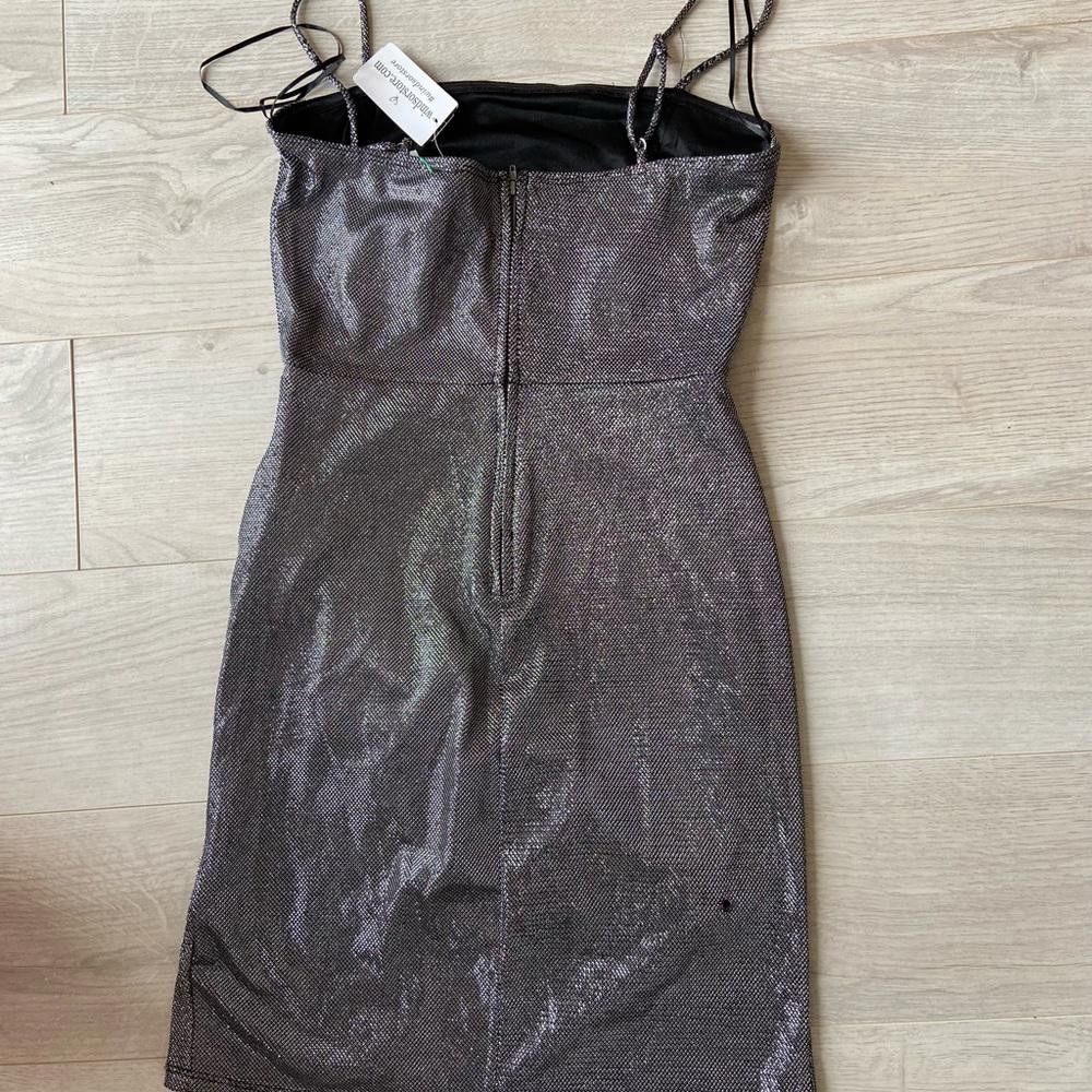 Other Windsor Black and Silver Sparkle Bodycon Dress Size S / US 4 / IT 40 - 4 Thumbnail
