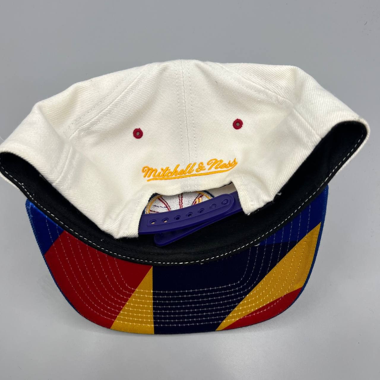Mitchell & Ness GSW Golden State Warriors Hat Men NBA Snap Back Cap Size ONE SIZE - 6 Thumbnail