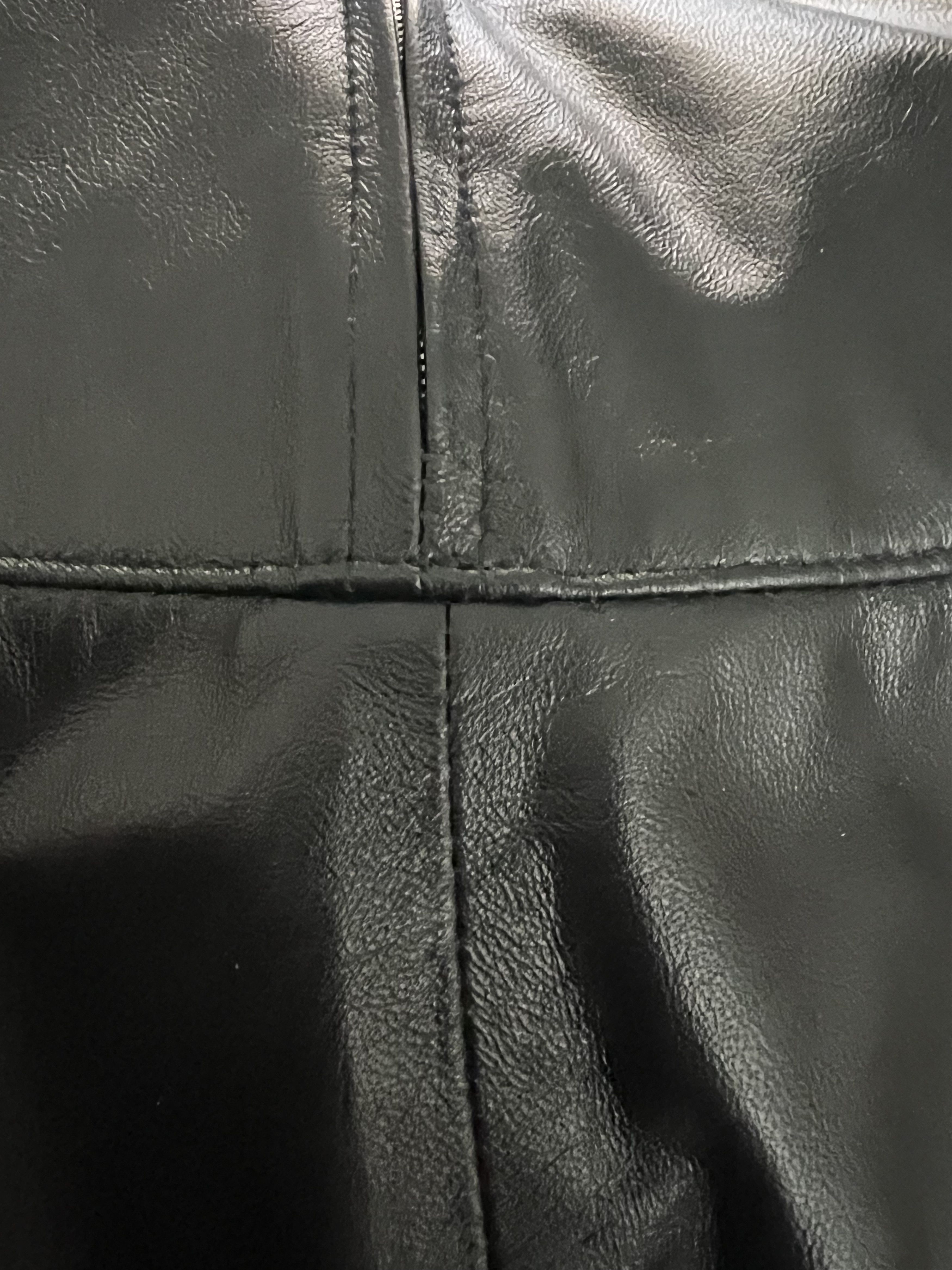 Enfants Riches Deprimes Runway SS/'22 Lamb Leather Flared Skirt Size 26" / US 2 / IT 38 - 9 Thumbnail