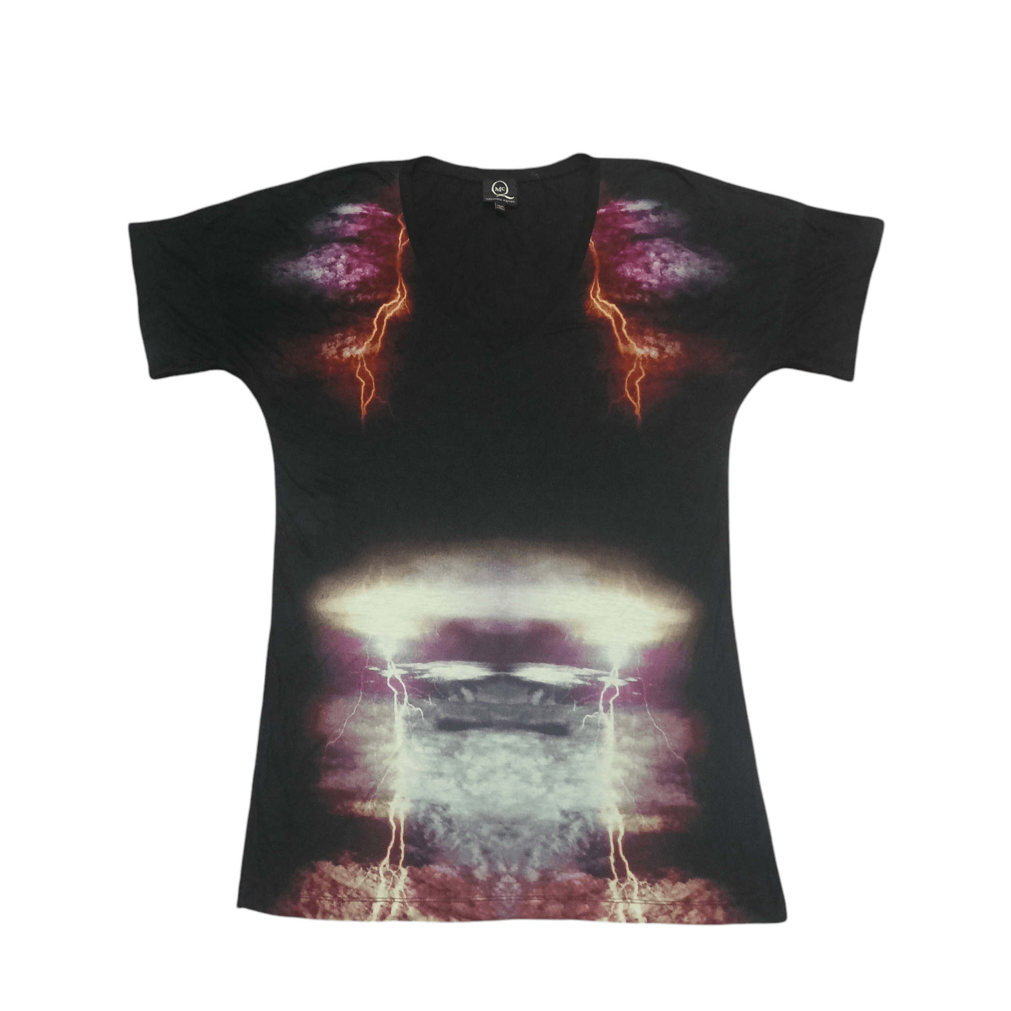 Alexander McQueen Rare Alexander McQueen lightning bolt design v neck Size S / US 4 / IT 40 - 1 Thumbnail