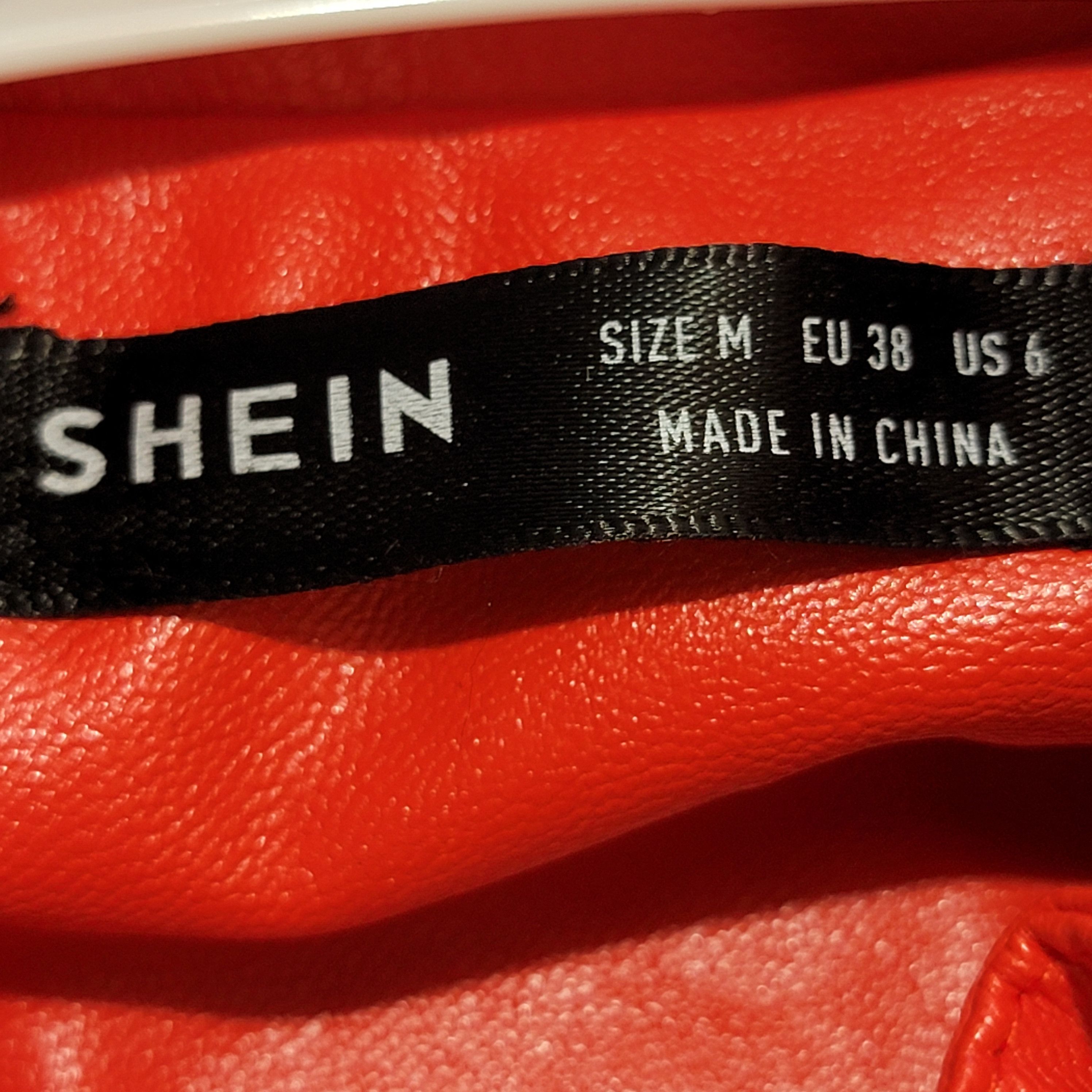 Shein Shein Faux Leather Orange Crop Jacket - Size Medium Size M / US 6-8 / IT 42-44 - 5 Thumbnail