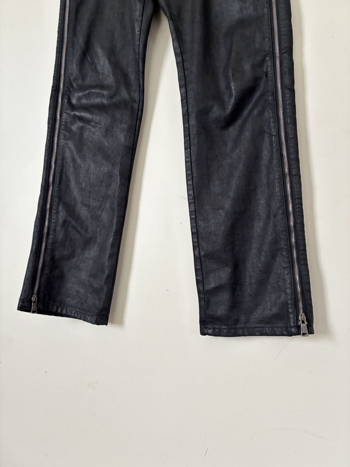 Roberto Cavalli Roberto Cavalli Waxed Zipper Denim Size US 34 / EU 50 - 3 Thumbnail