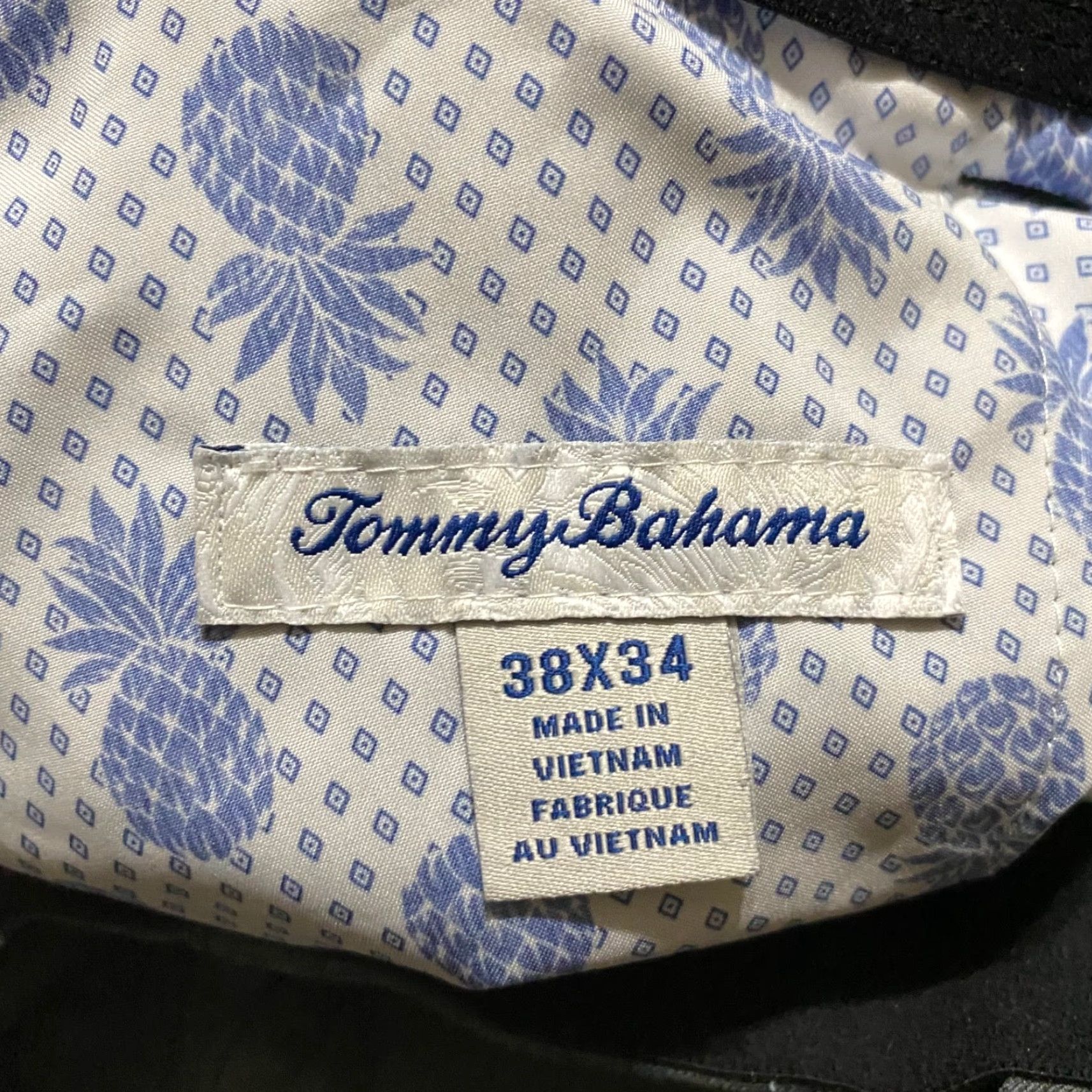 Tommy Bahama Tommy Bahama Mens 38x34 Pants Gray Straight Chino Outdoor Golf Business Casual Formal Winter Summer Spring Fall Pockets Zip Button Regular Mens Size US 38 / EU 54 - 3 Thumbnail