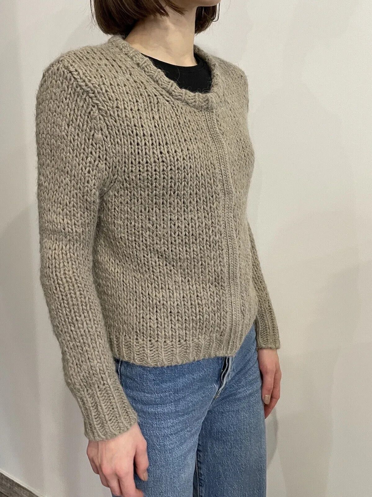 Acne Studios Acne Lesley PPSS 11 Cardigan Womens Alpaca Wool Sweater Size M / US 6-8 / IT 42-44 - 7 Thumbnail