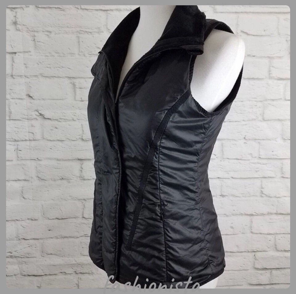 Lululemon Lululemon Black Glacier Quilted Fleece lined Vest Jacket Size S / US 4 / IT 40 - 7 Thumbnail