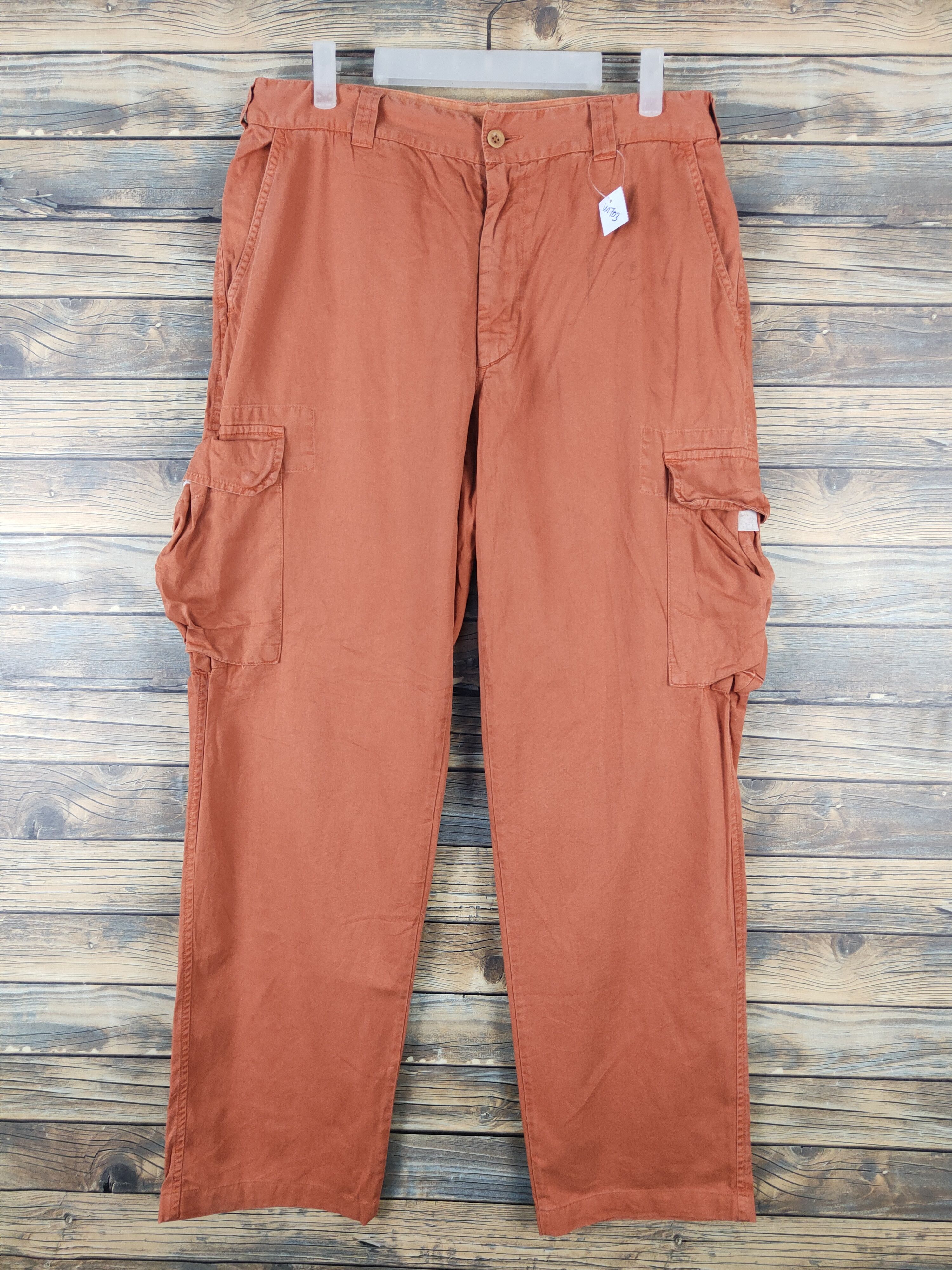 Brooksfield Brooksfield Orange Multipocket Tactical Cargo Pants #W1703 Size US 32 / EU 48 - 1 Thumbnail