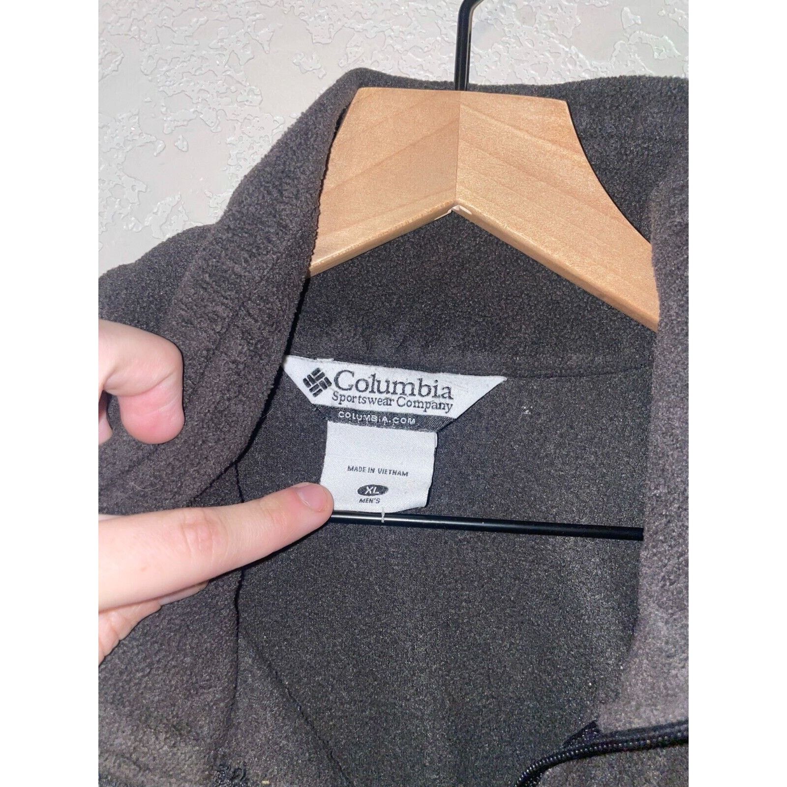 Columbia Mens Columbia Fleece Sweatshirt Outdoor Black Jacket XL Men Size US XL / EU 56 / 4 - 7 Thumbnail