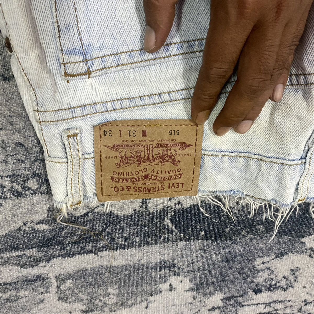 Levi's × Vintage Vintage 90s Levis 515 Light Washed Denim Jeans Size US 29 - 9 Thumbnail