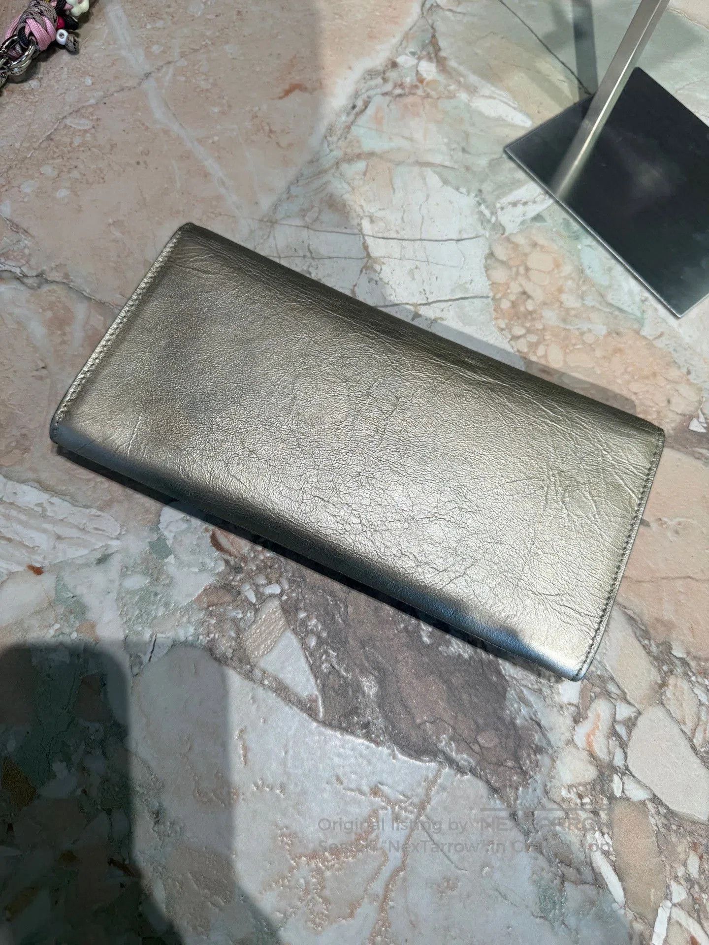 Yves Saint Laurent YSL Light Gold Clutch Bag. Size ONE SIZE - 2 Thumbnail