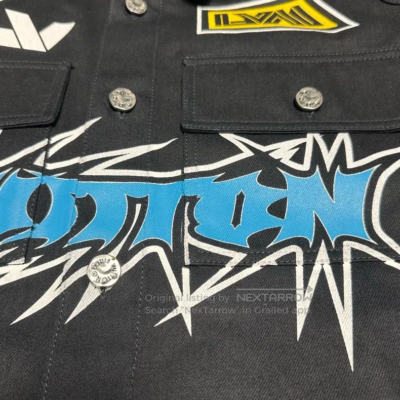 Louis Vuitton Louis Vuitton Black and white graffiti denim jacket Size US M / EU 48-50 / 2 - 5 Thumbnail