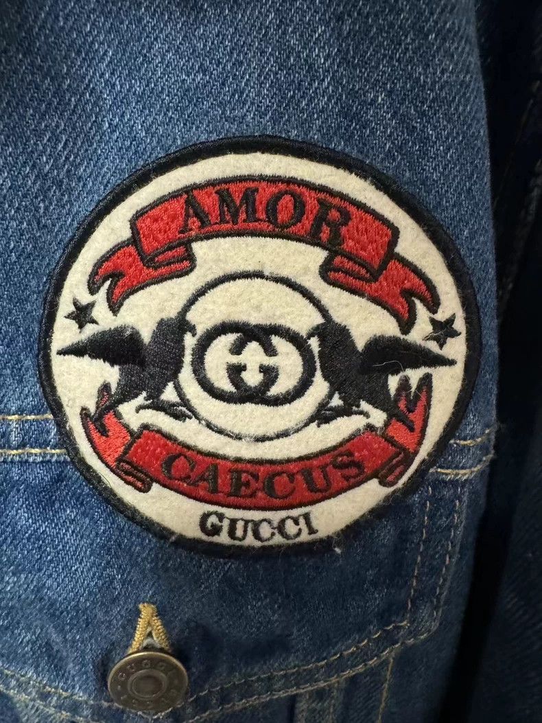 Gucci Gucci Lamb cashmere blue denim jacket 2501-Nextarrow Size US S / EU 44-46 / 1 - 5 Thumbnail