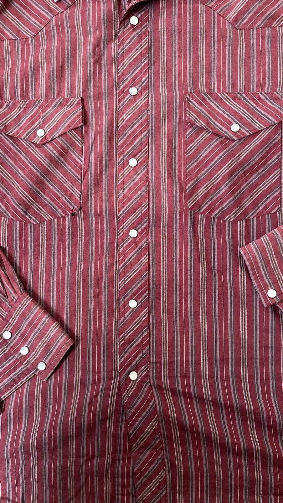 Wrangler VINTAGE WRANGLER WETERN PEARL SNAP BUTTON SHIRT Size US L / EU 52-54 / 3 - 2 Thumbnail