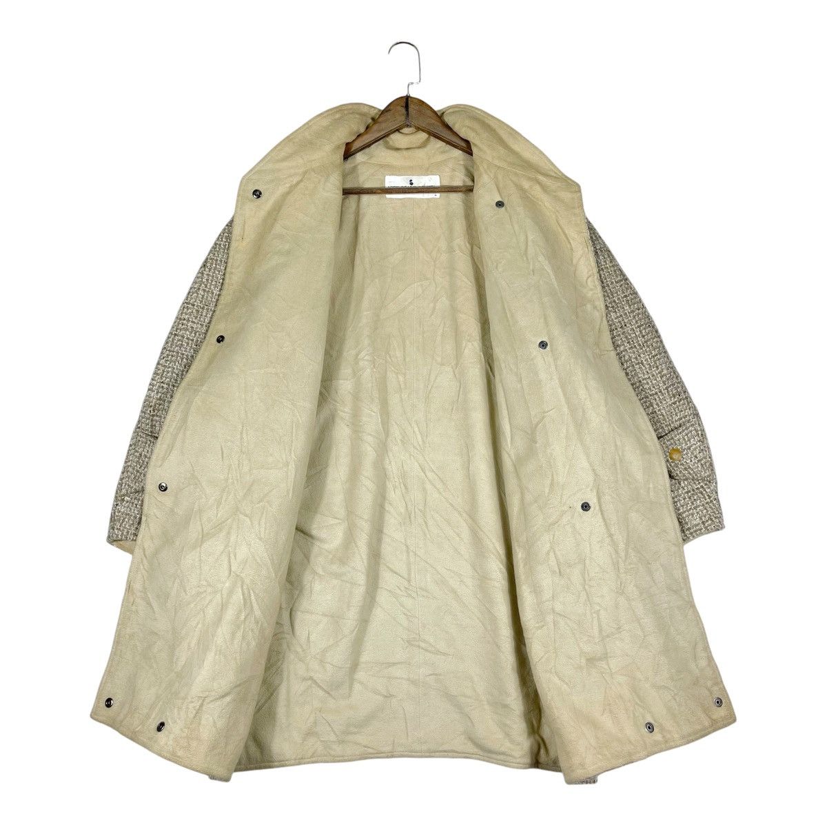 Other Vtg 1980s Archival Anne Marie Beretta Paris Wool Coat Tweed Size XS / US 0-2 / IT 36-38 - 7 Thumbnail