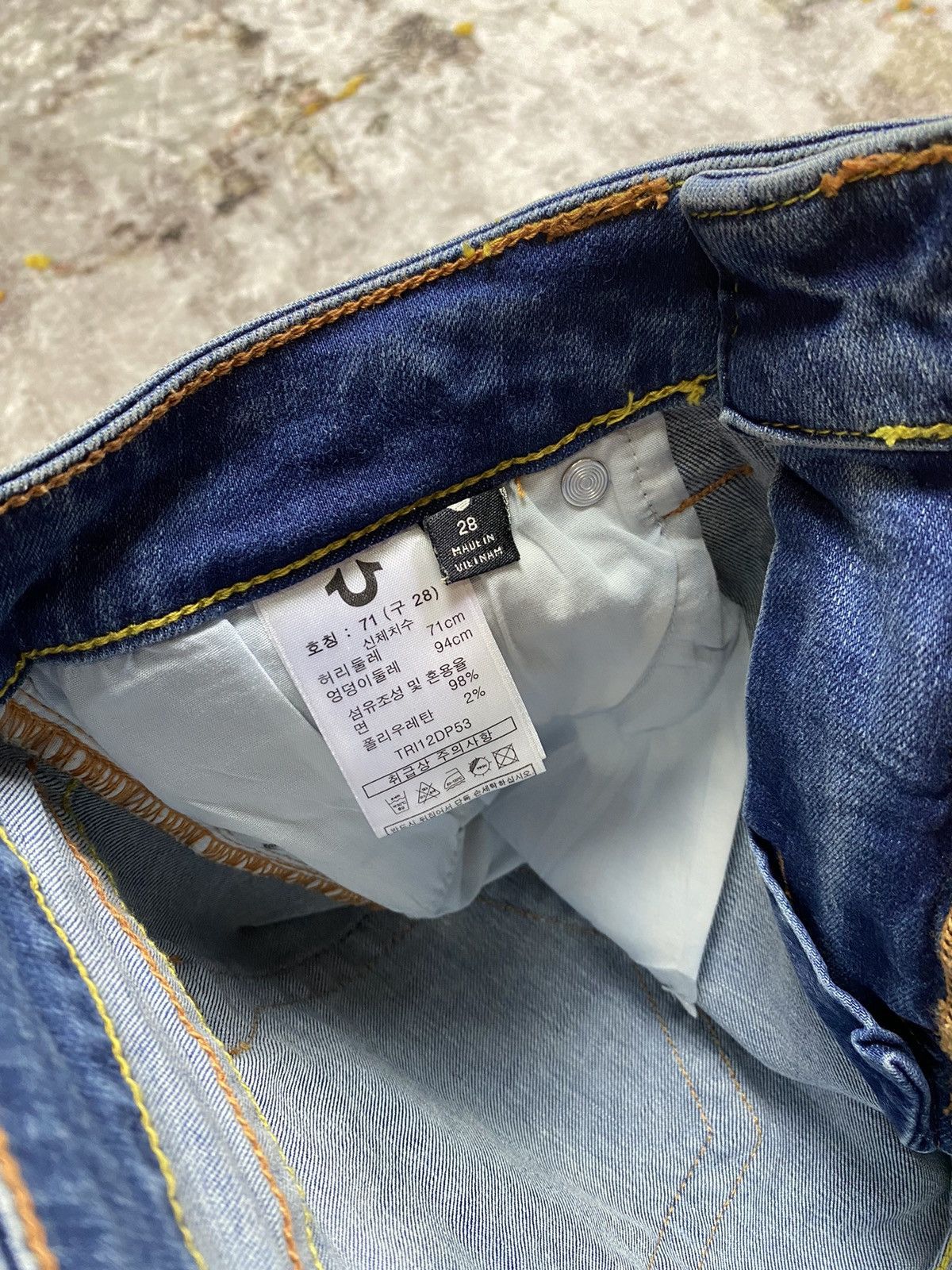 Japanese Brand × Le Grande Bleu (L.G.B.) × True Religion Y2K True Religion Washead Bootcut Jeans Size 28" / US 6 / IT 42 - 7 Thumbnail